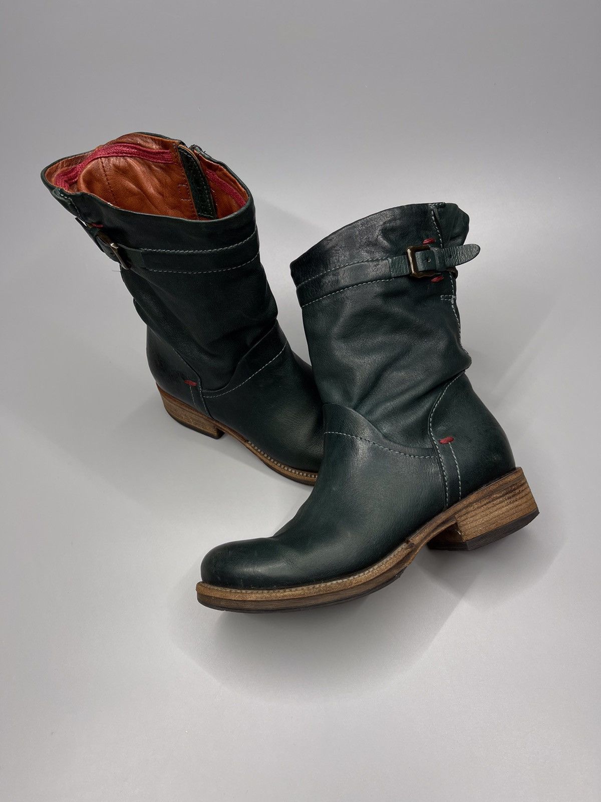 A.S 98 Boots Leather Style Rick Owens