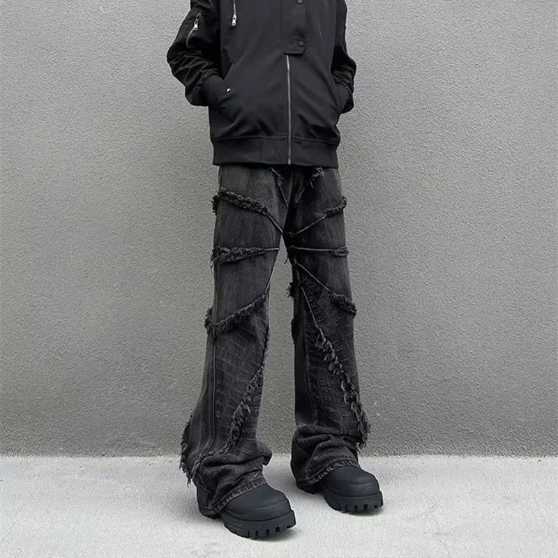Vintage Y2K Fashion Baggy Stacked Jeans Size US 30 / EU 46 - 6 Thumbnail