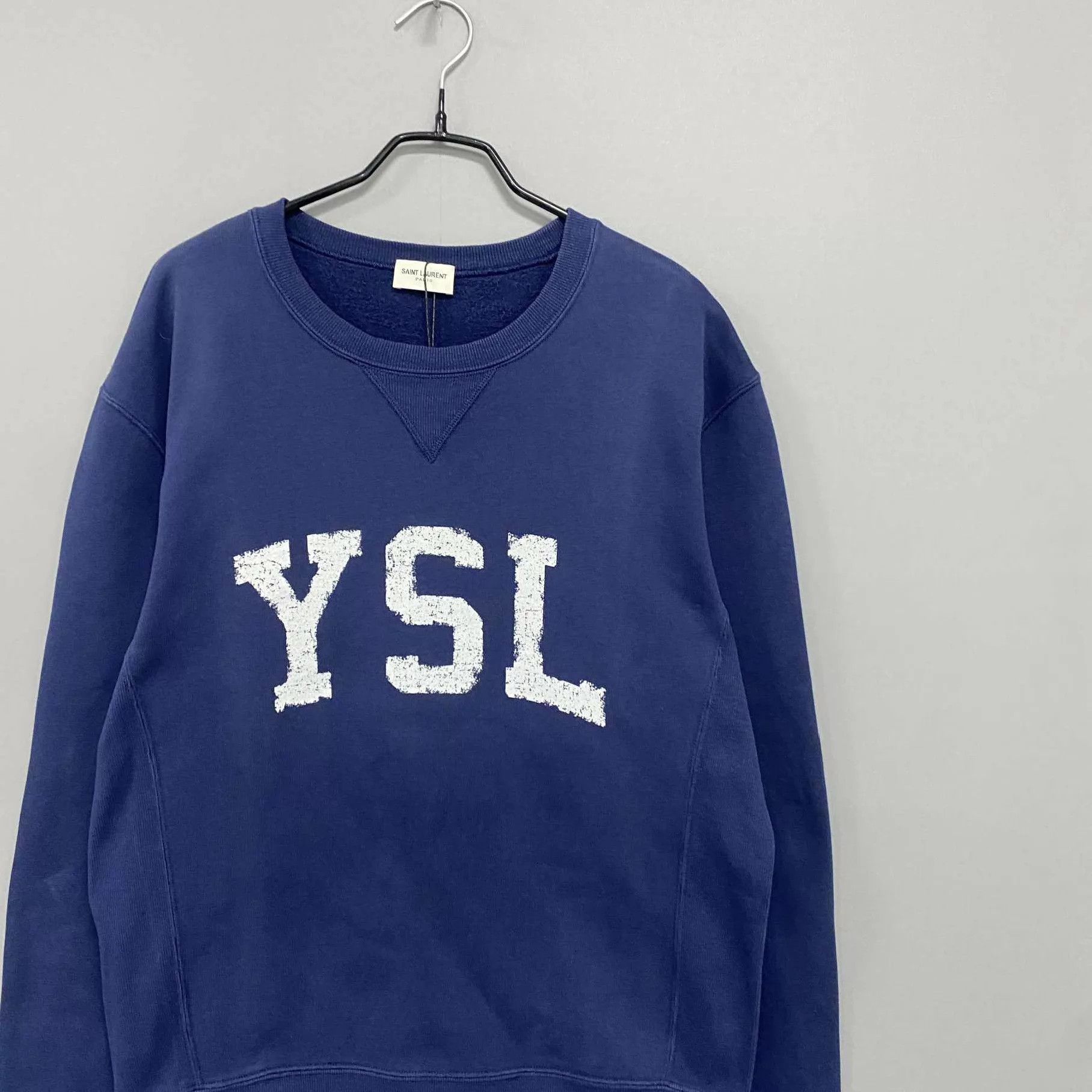 Saint Laurent Paris Saint Laurent blue letter logo hoodie S 95 new Size US S / EU 44-46 / 1 - 2 Thumbnail
