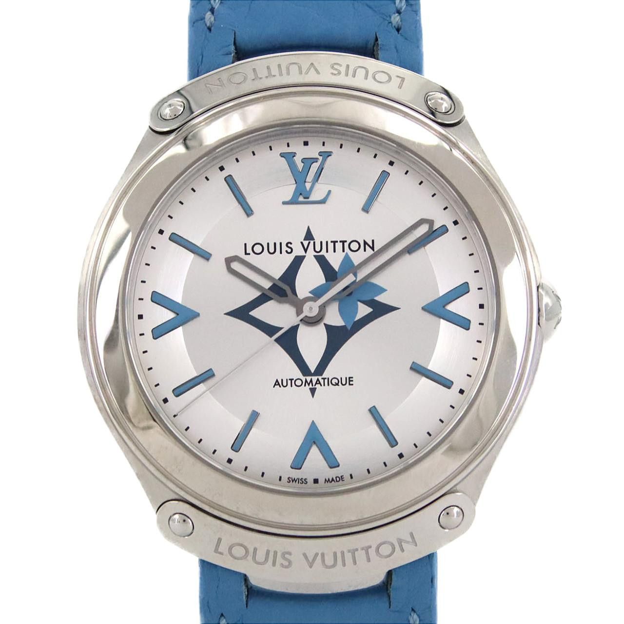Louis Vuitton Louis Vuitton Louis Vuitton Tambour Fifty-Five Stainless Steel Watch Metal Automatic Q6G25 DUTY FREE for USA Size ONE SIZE - 1 Thumbnail