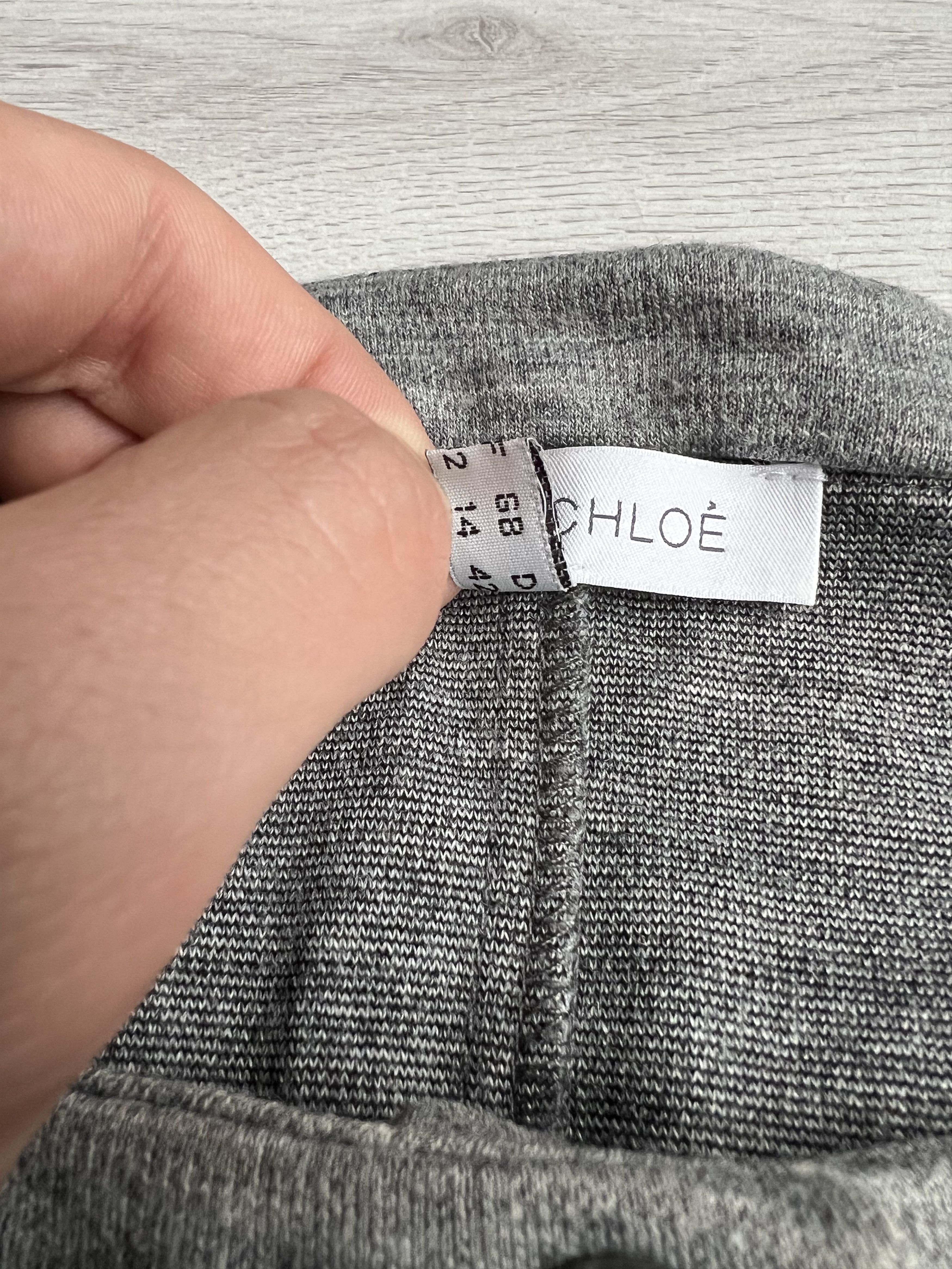See By Chloé wool blend knit knee-length sleeveless dress