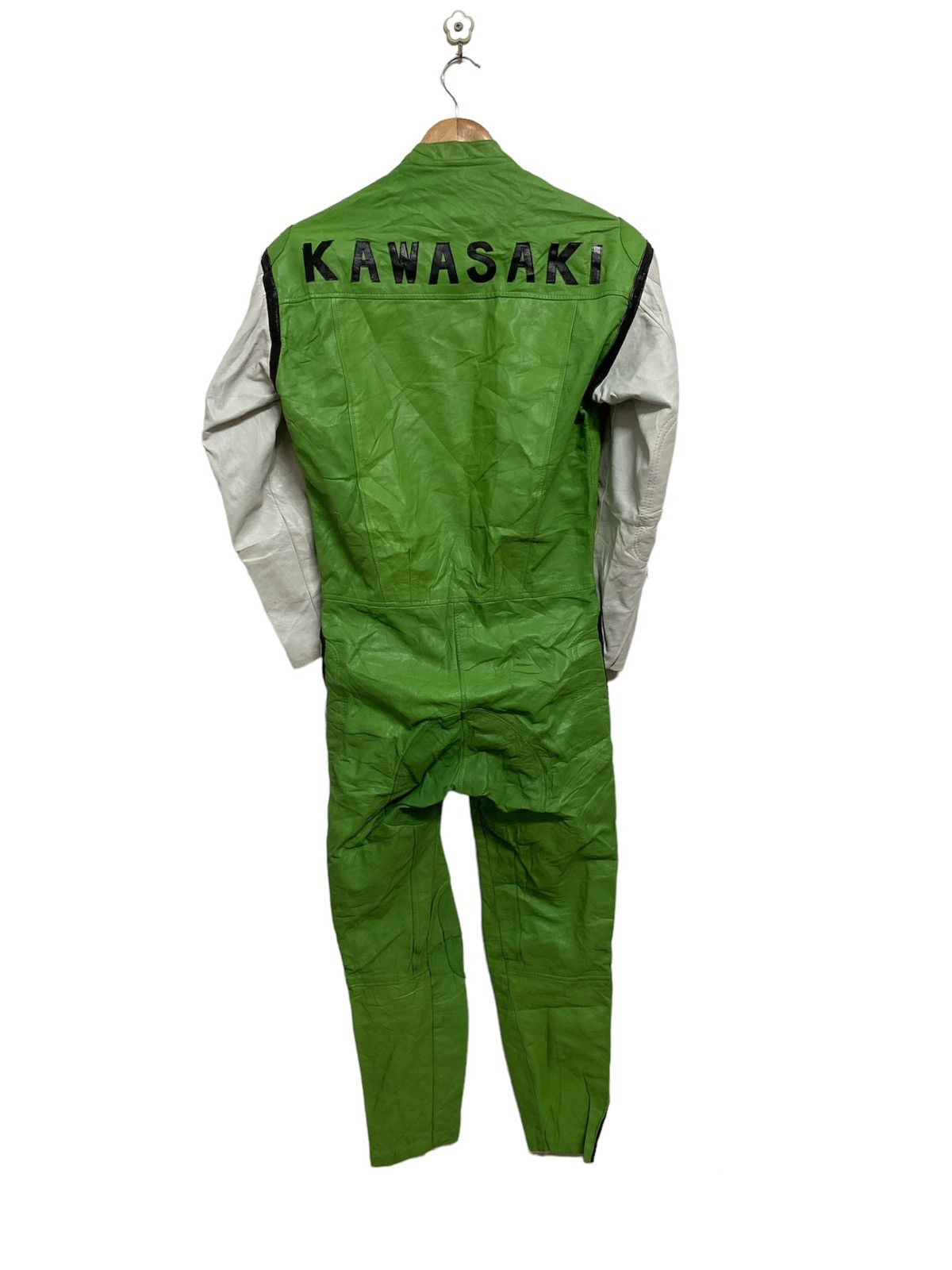 Sports Specialties KAWASAKI Leather Racing Suit Overall Size US 32 / EU 48 - 9 Thumbnail