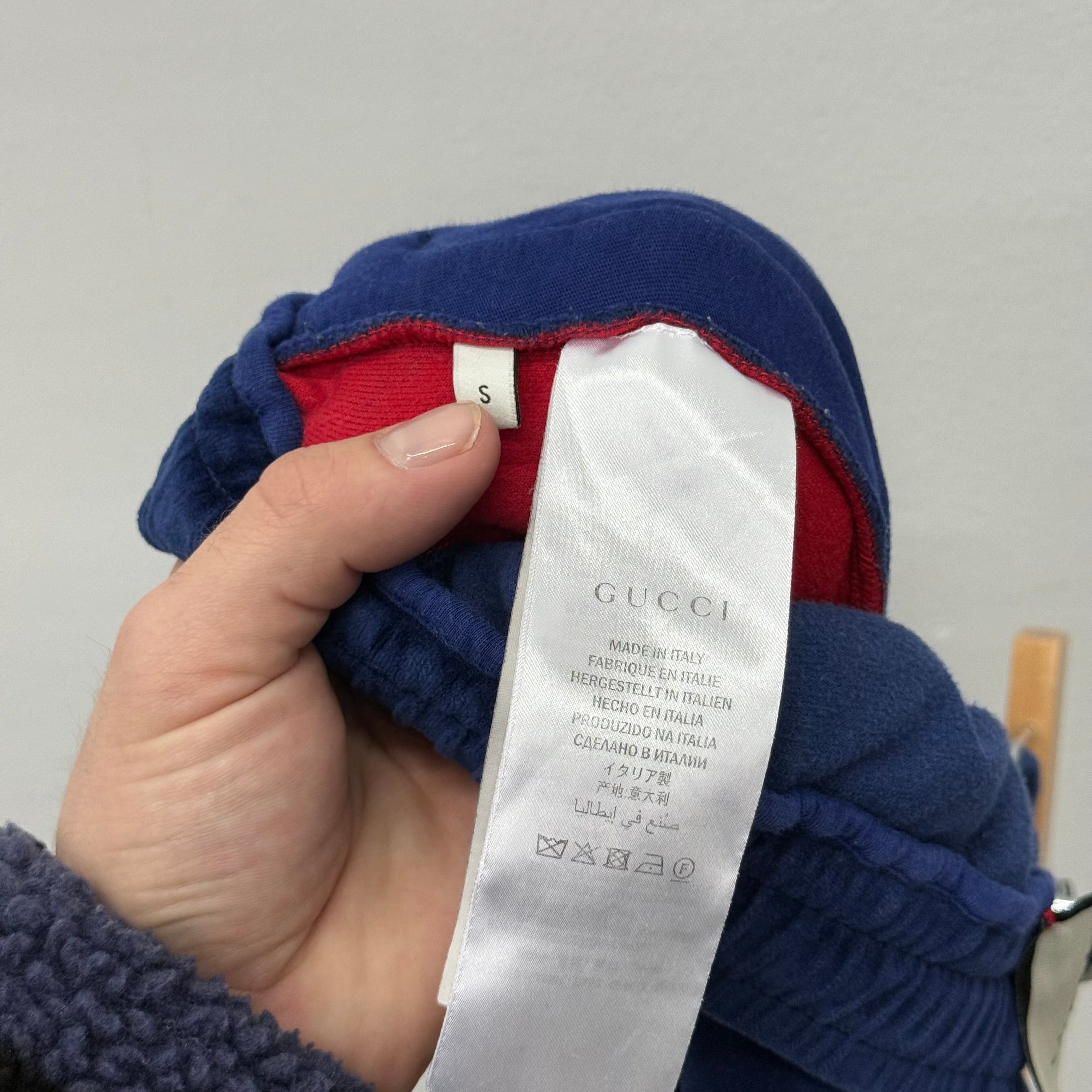 Gucci Gucci Blue/Red Stripe Velvet Track Sweatpants - Size S Size US 30 / EU 46 - 6 Thumbnail