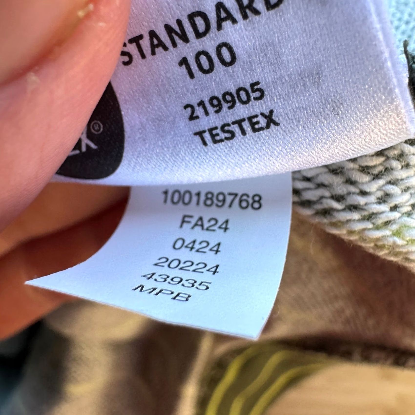 Vintage Mode of One Mens Relaxed Fit Polo Wild Ivy Striped French Terry Long Sleeve XL Green Size US XL / EU 56 / 4 - 6 Thumbnail