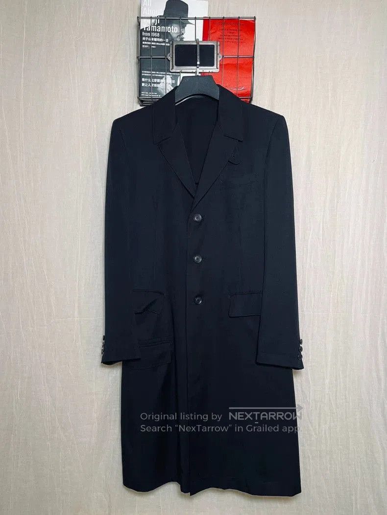 Yohji Yamamoto Yohji Yamamoto Dr. Jkt Black Long Coat. Size US M / EU 48-50 / 2 - 4 Thumbnail
