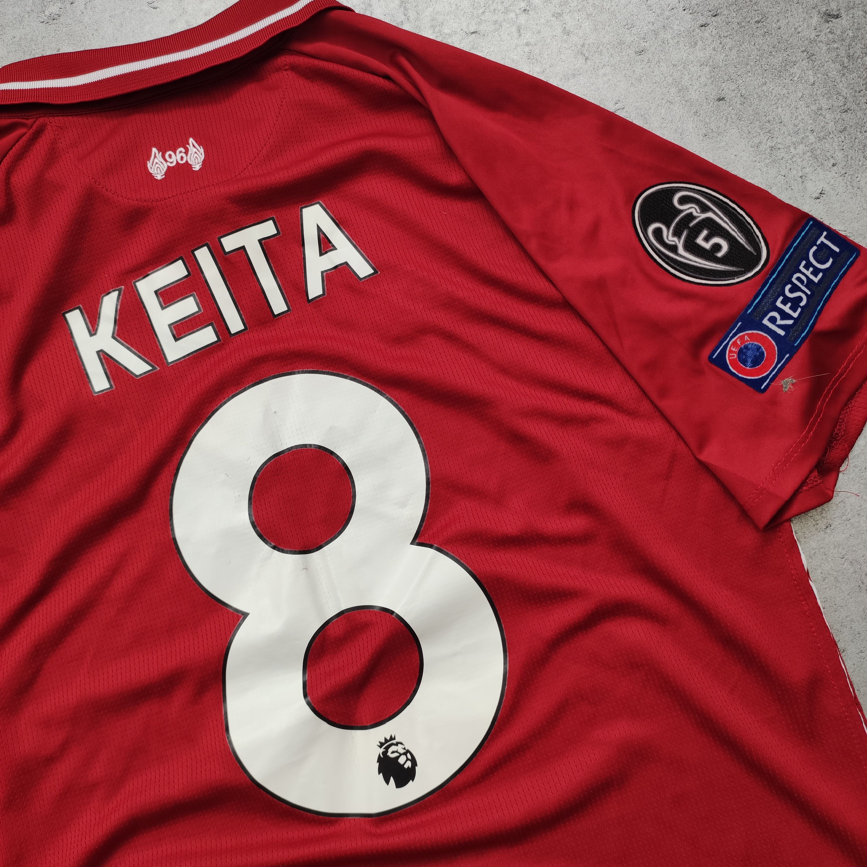 New Balance RARE Liverpool FC New Balance #8 Keita Champions League Kit Size US S / EU 44-46 / 1 - 13 Thumbnail