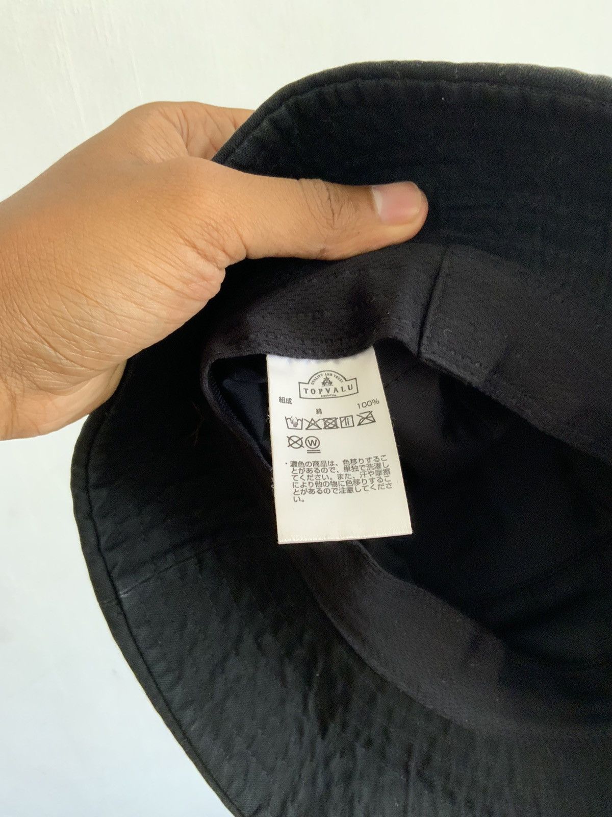 Japanese Brand Top Valu Fade Black Outdoor Bucket Hat Size ONE SIZE - 8 Thumbnail