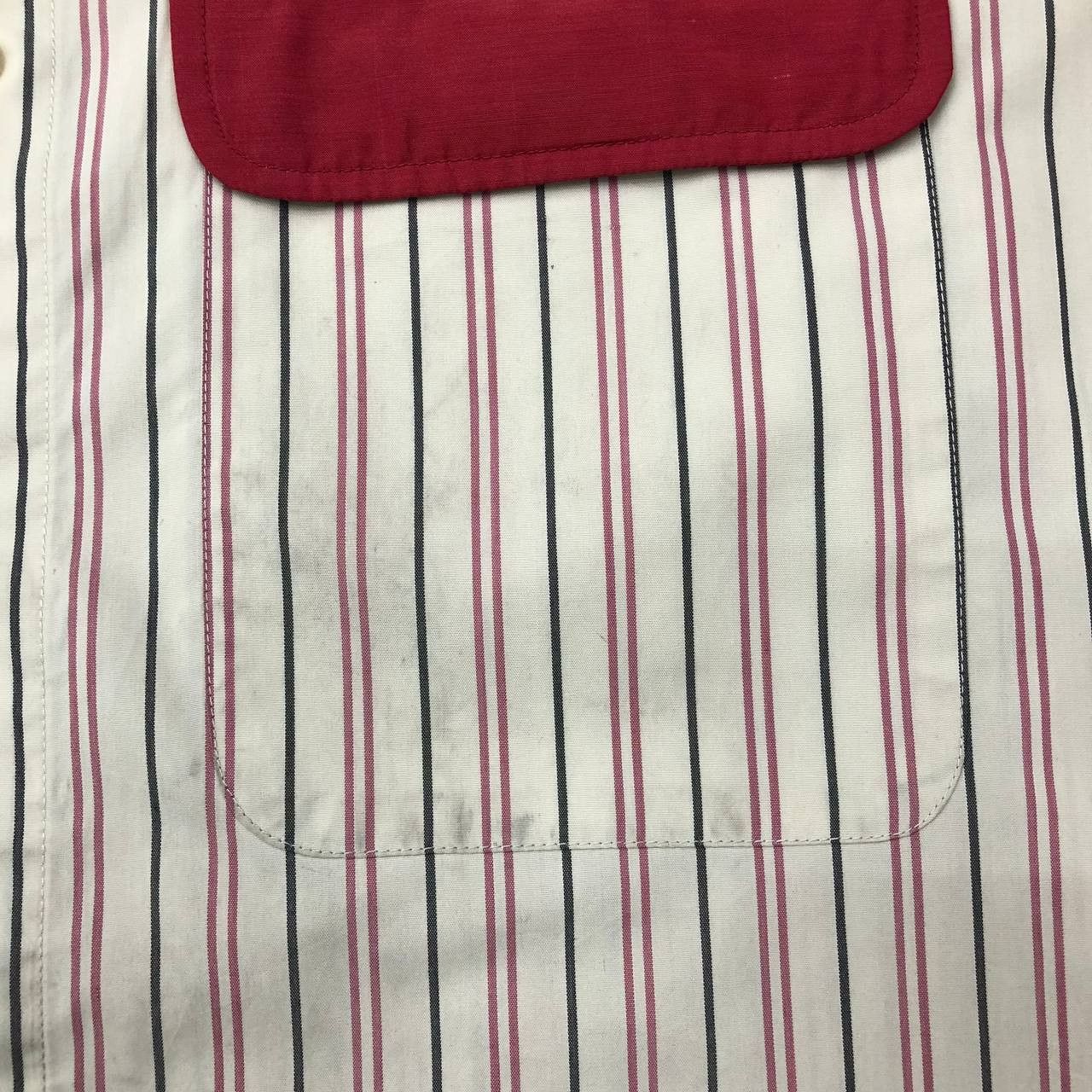 Japanese Brand T318 VTG ENEOS STRIPED WORK SHIRTS Size US M / EU 48-50 / 2 - 7 Thumbnail