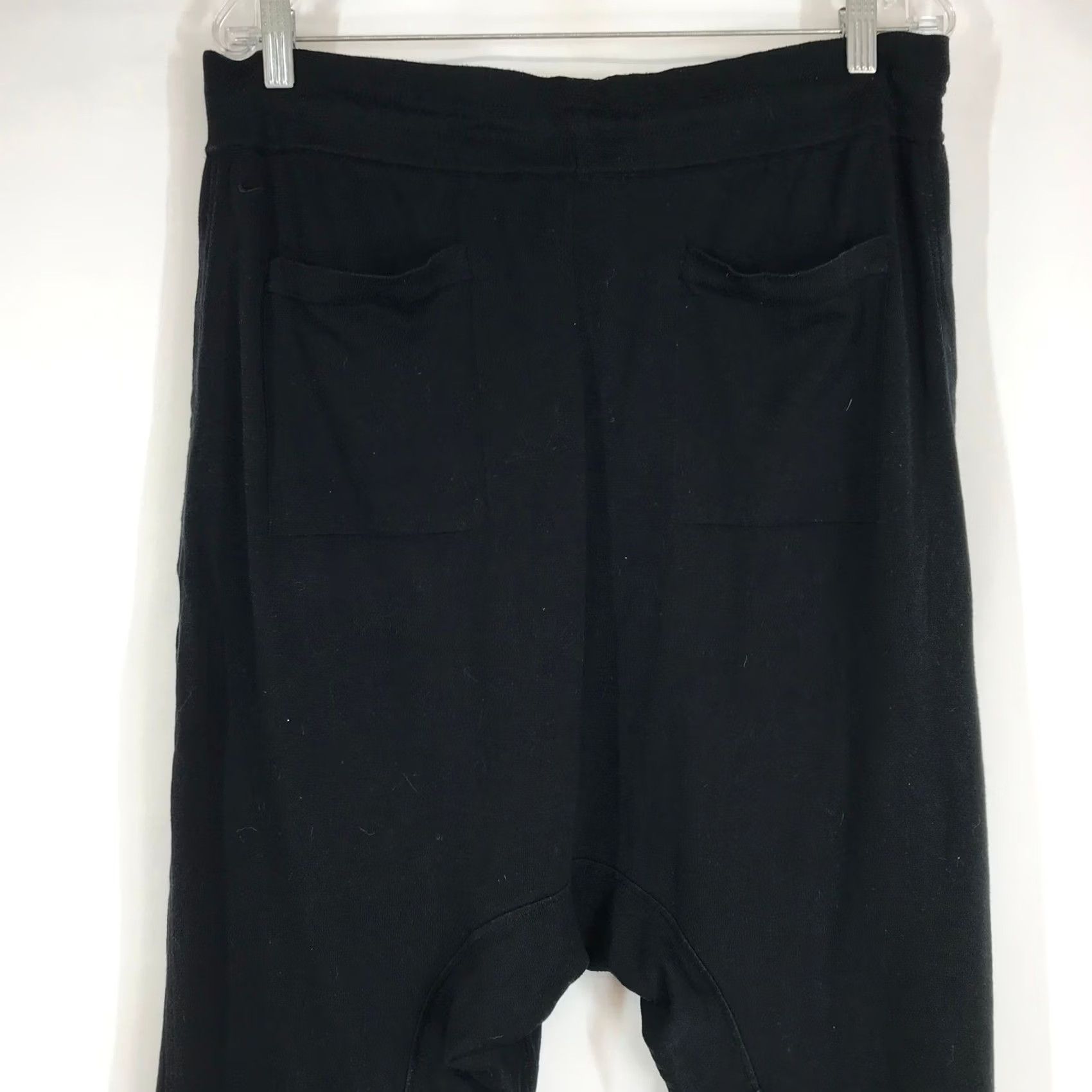 Nike Nike ESC Every Stitch Considered Black Silk Blend Harem Drop Crotch Pants L Size 36" / US 14 / IT 50 - 5 Thumbnail