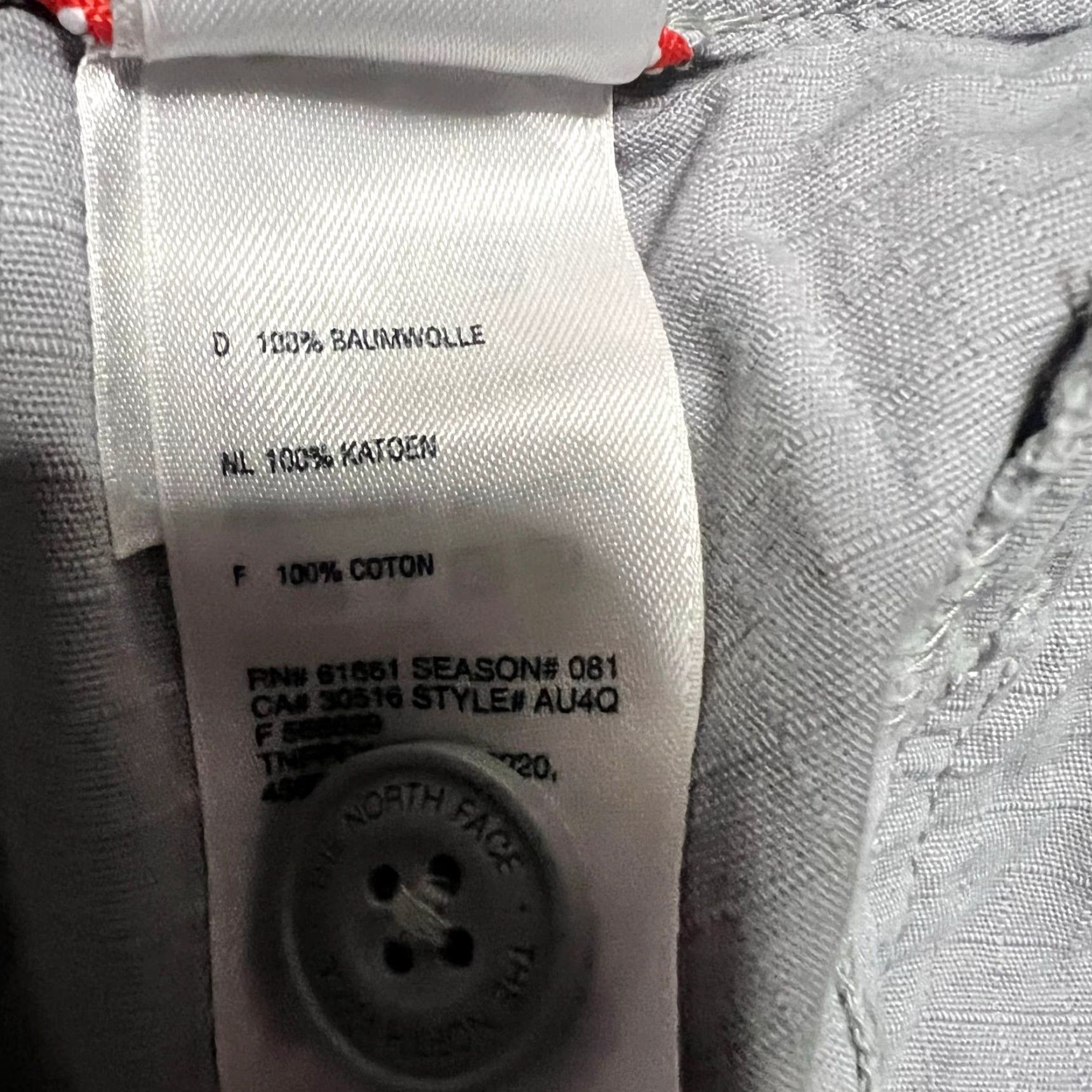 The North Face The North Face Pants Women 4 Ripstop Cropped Gray Purple Straight 31x24 Size 27" / US 4 / IT 40 - 7 Thumbnail