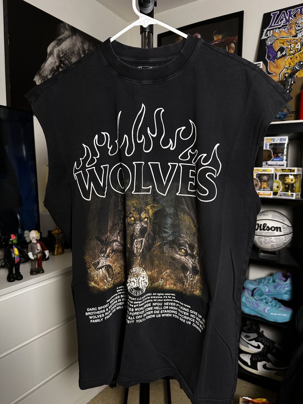 Darc Sport Darc Sport Wolves Cut Off Tee Size US L / EU 52-54 / 3 - 2 Thumbnail