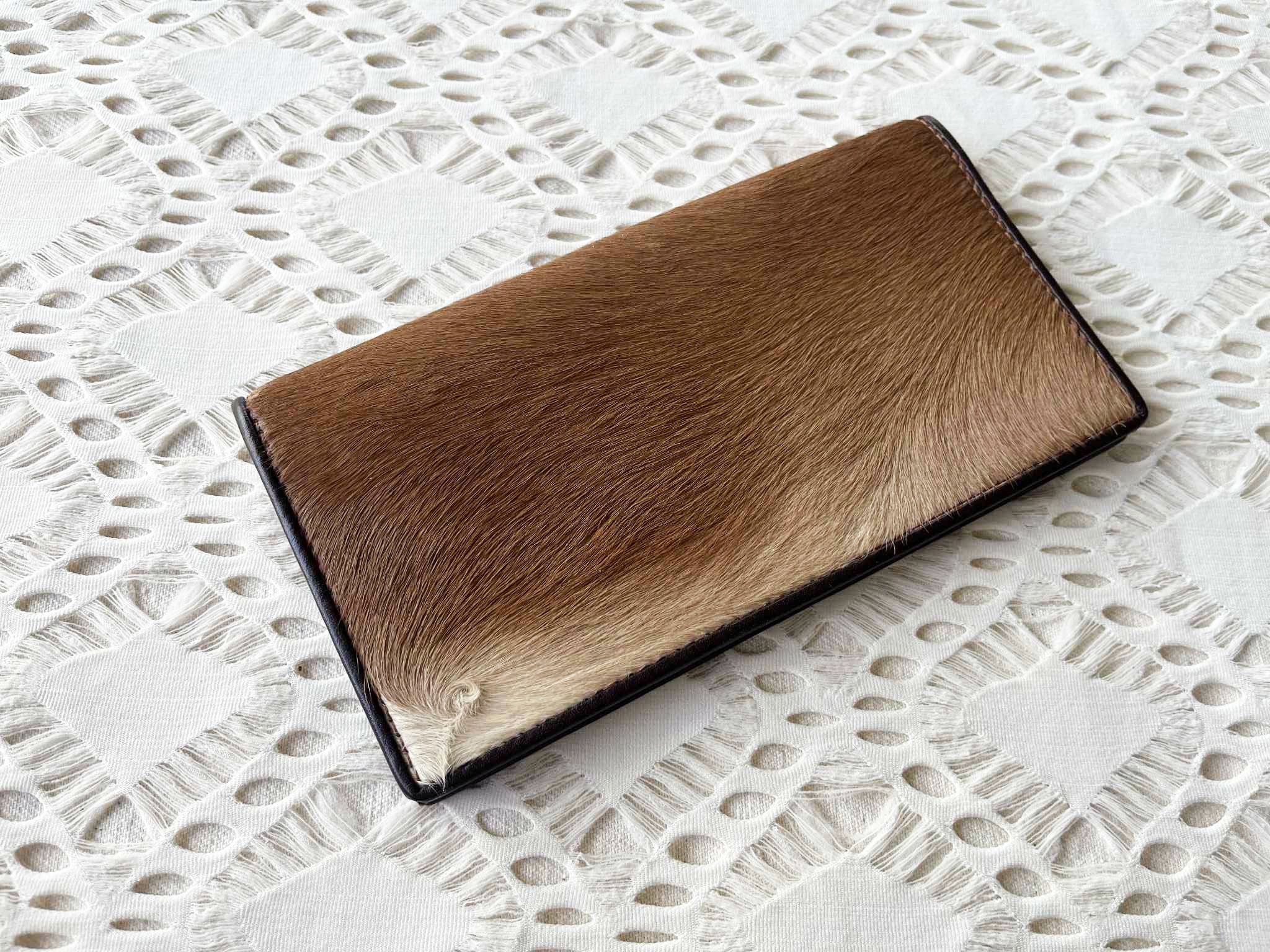 Vintage Vintage Genuine animal hair bifold Long Wallet on pu leather Size ONE SIZE - 1 Thumbnail