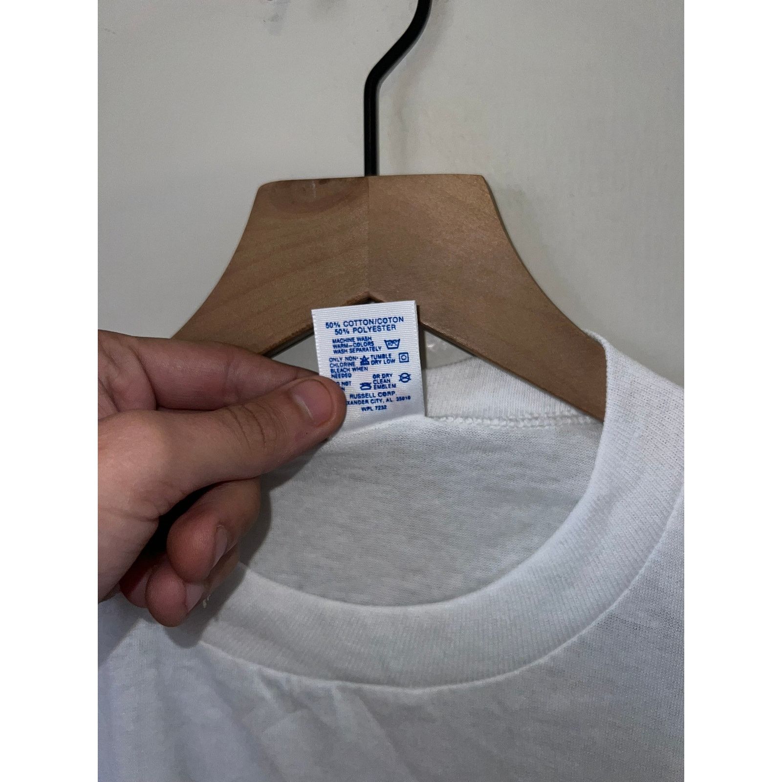 Jerzees Vintage Yellowstone Shirt National Park Elk White L Tee Size US L / EU 52-54 / 3 - 6 Thumbnail
