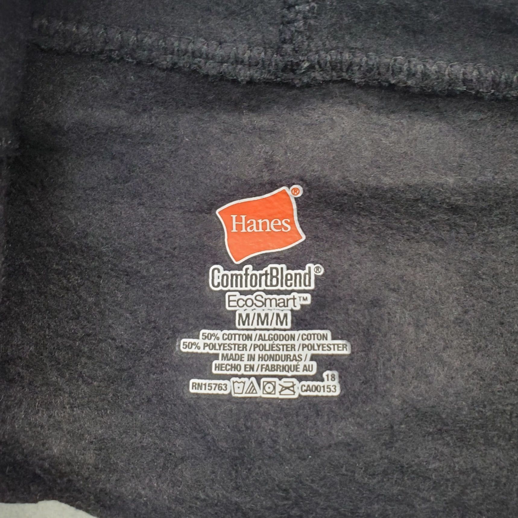 Hanes Hanes Comfort Blend Hoodie Mens M Black Fleece Lined Eco Smart American Pride Hoodie Mens M Black Size US M / EU 48-50 / 2 - 5 Thumbnail
