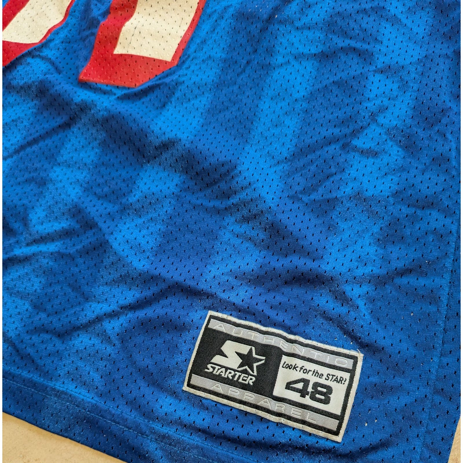 Starter BLEDSOE 90s New England Patriots jersey 48 L blue NFL vtg Size US L / EU 52-54 / 3 - 9 Thumbnail