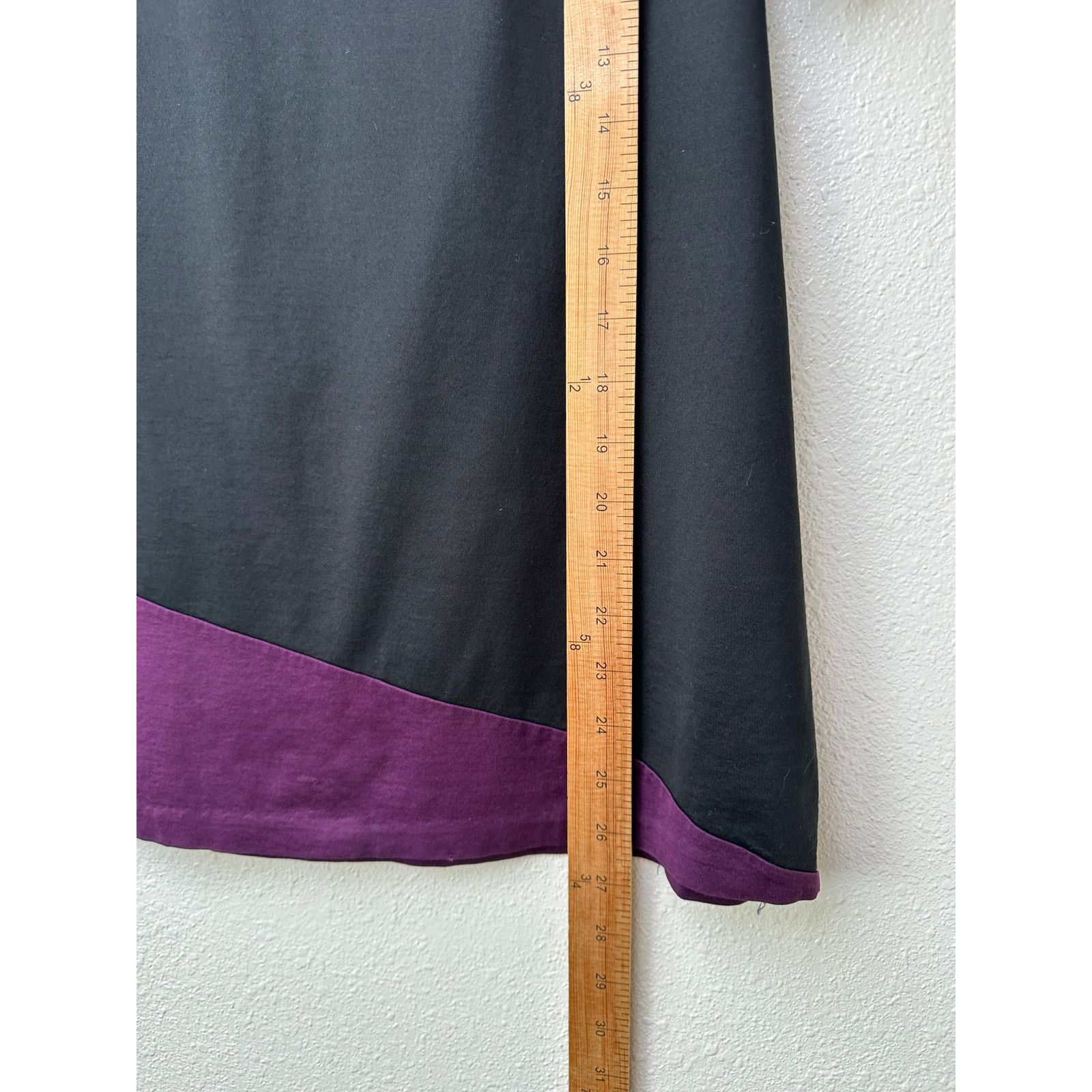 Paul Smith Paul Smith Tee Black Purple Womens US L Colorblock Size L / US 10 / IT 46 - 13 Thumbnail