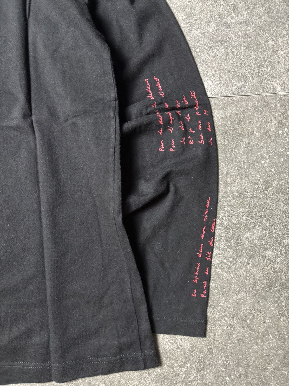 Designer × agnes b. 2000s Agnes B x Andree Chedid Longsleeve Poem Tee Size US S / EU 44-46 / 1 - 12 Thumbnail