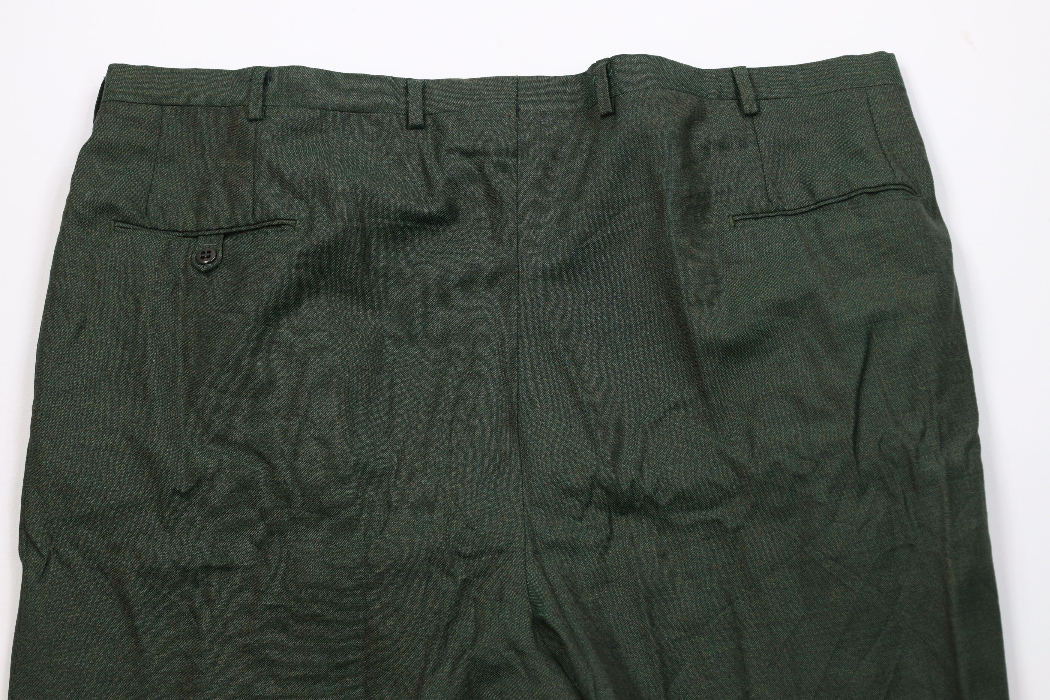 Vintage Vintage 50s 60s Rockabilly Gabardine Chino Pants Green USA Size US 44 / EU 60 - 9 Thumbnail