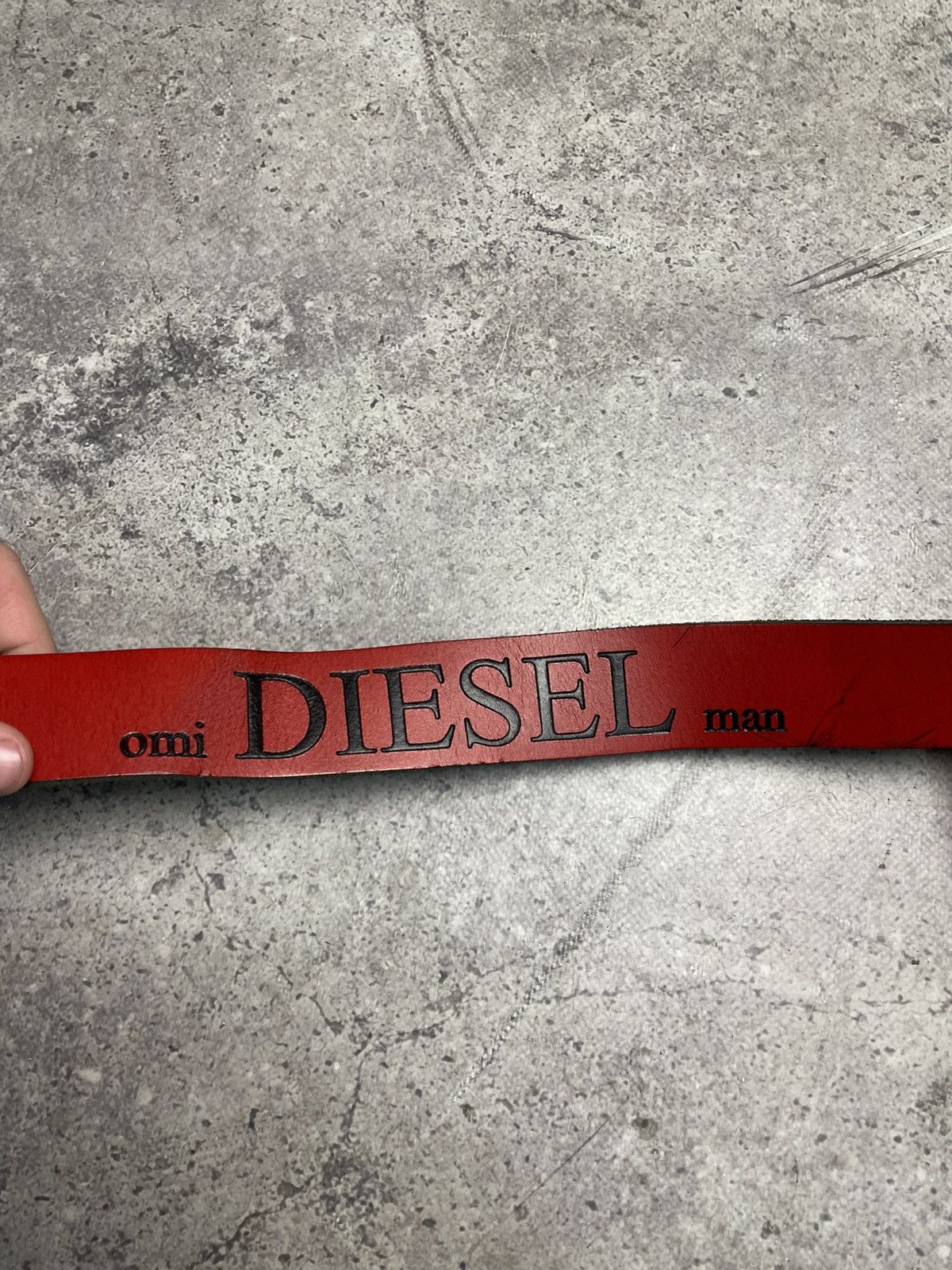 Diesel Vintage Y2K Diesel Belt Leather Metal Logo Japanese Size ONE SIZE - 4 Thumbnail