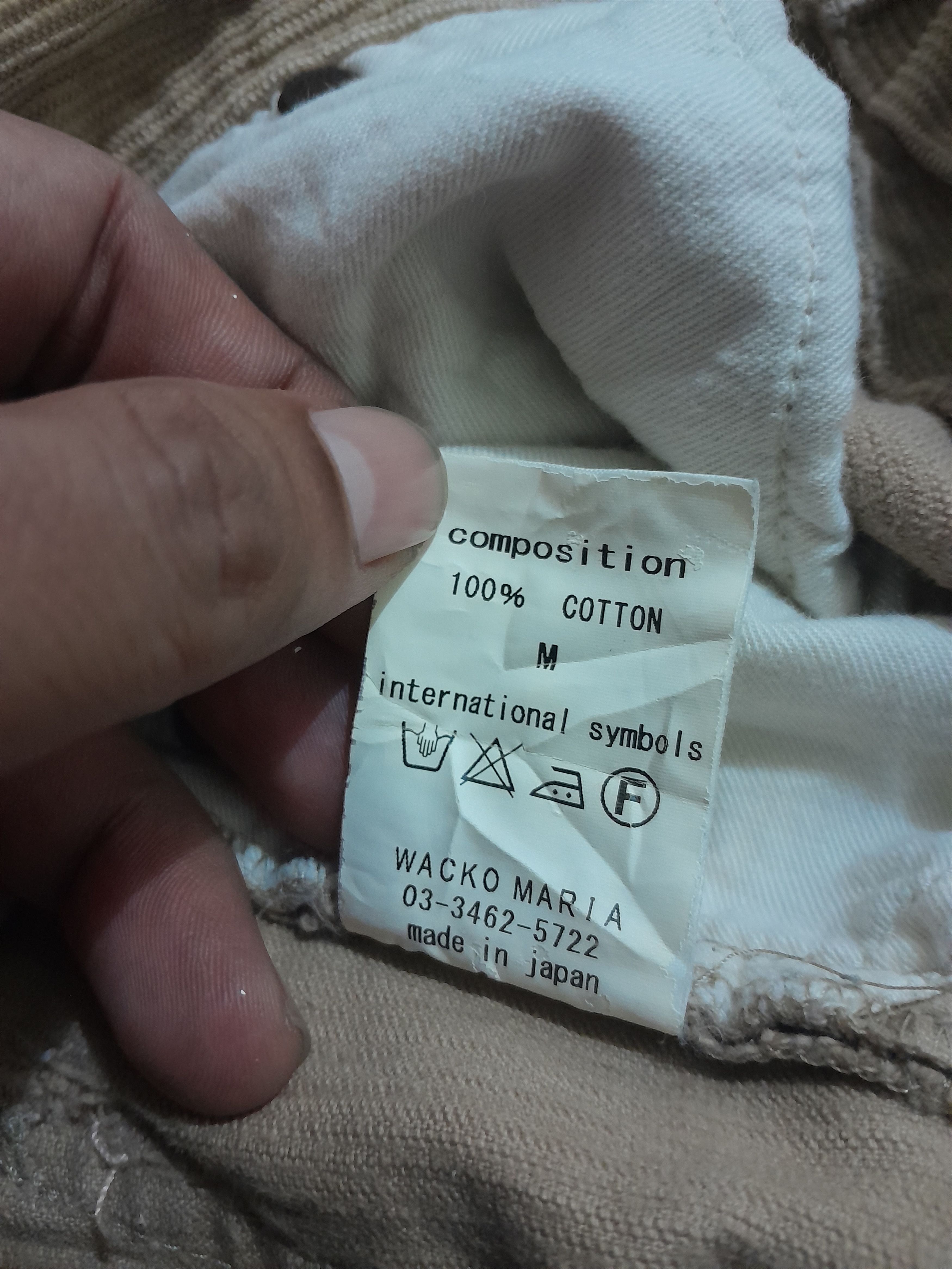 Wacko Maria Guilty parties x bankrobber corduroy pants Size US 31 - 9 Thumbnail