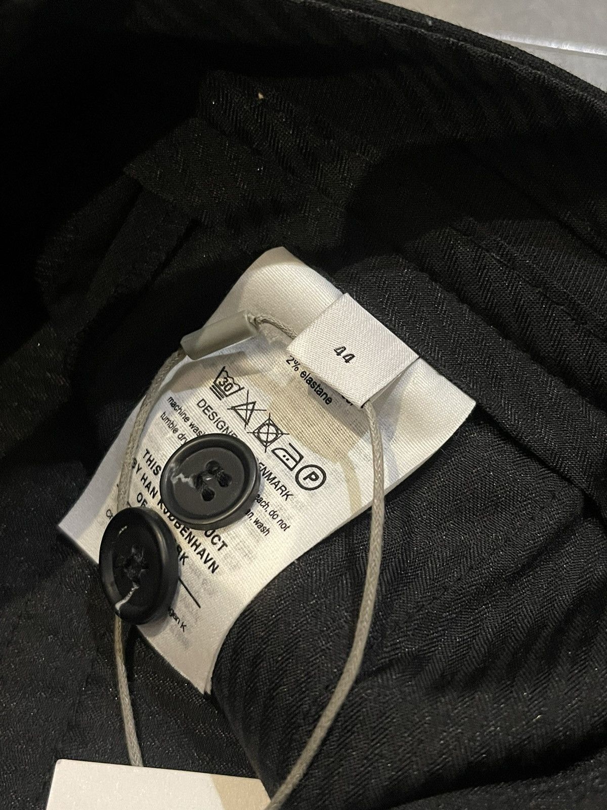Han Kjobenhavn !DS! AW22 Han Kjobenhavn Boxy Suit Black Trousers Size US 30 / EU 46 - 19 Thumbnail