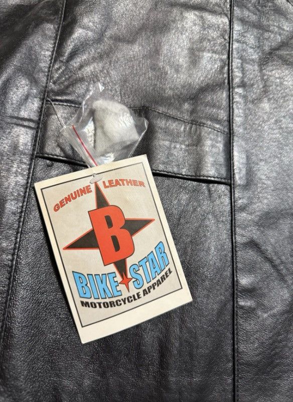Other Bike Star Genuine Leather Motorcycle Vest Black 3X Biker NWT Size US XXL / EU 58 / 5 - 6 Thumbnail