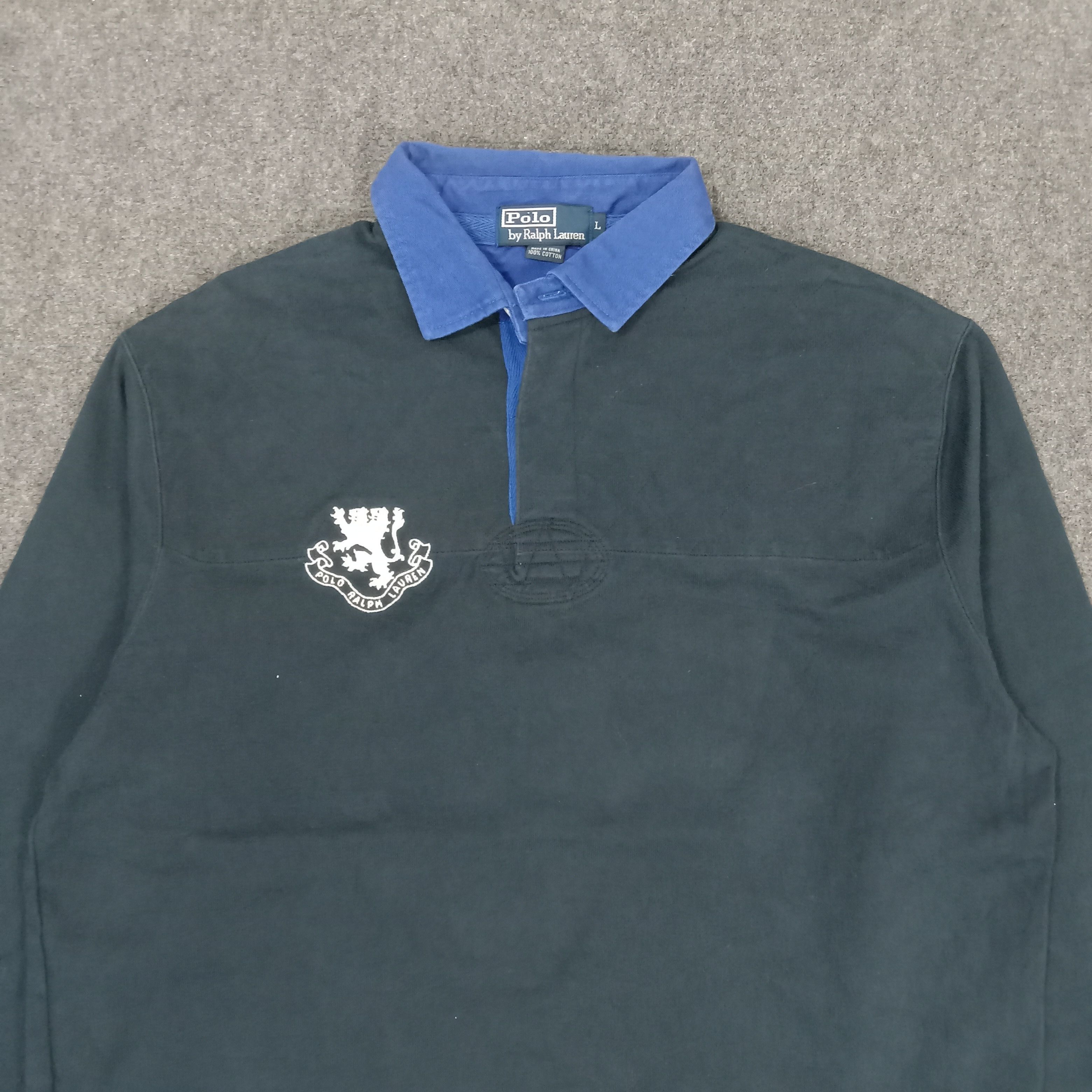 Polo Ralph Lauren × Vintage Polo Ralph Lauren Luxury Brand England Logo Polos Size US XL / EU 56 / 4 - 2 Thumbnail
