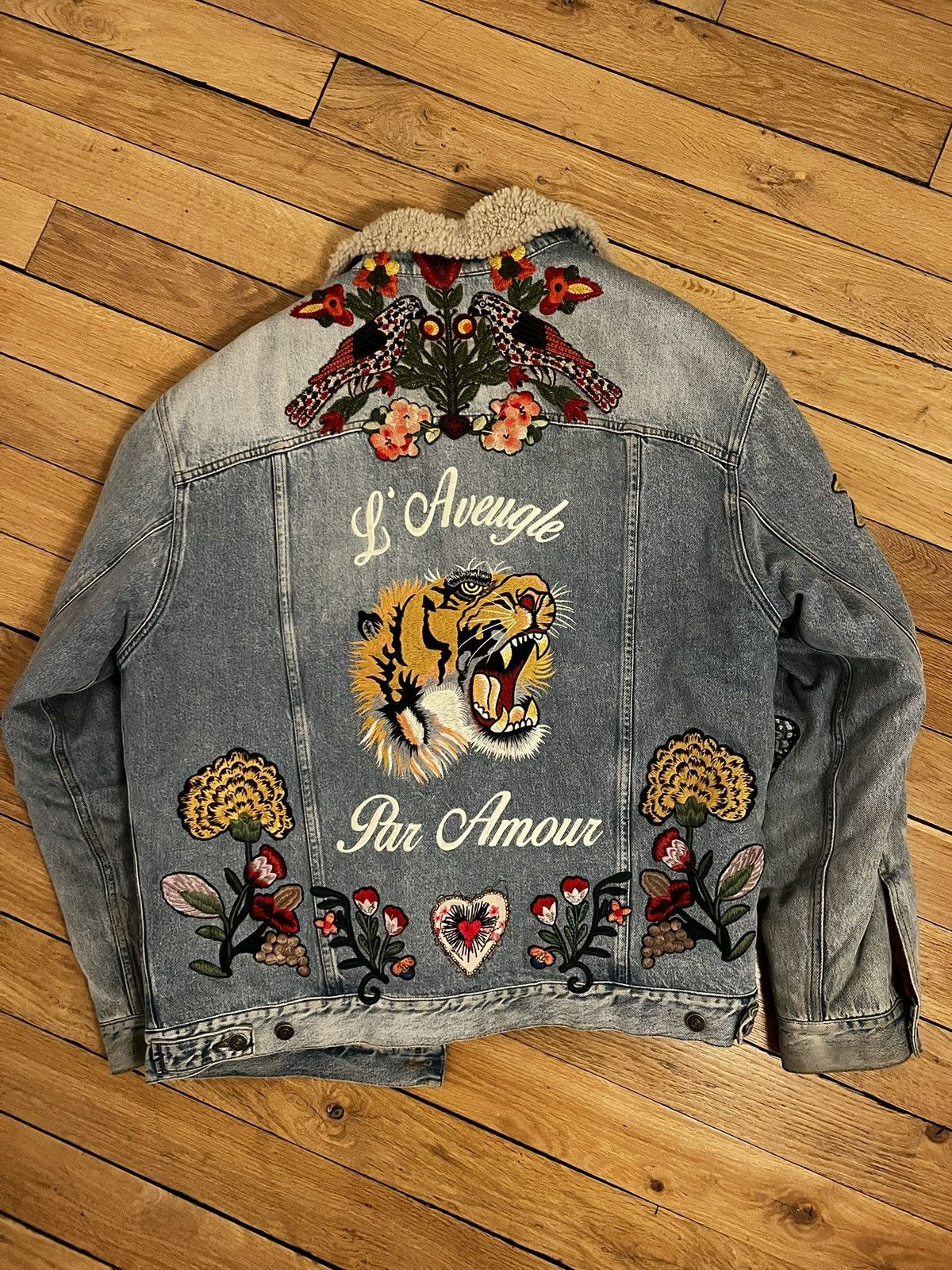 Gucci Gucci denim jacket shearling Size US L / EU 52-54 / 3 - 2 Thumbnail