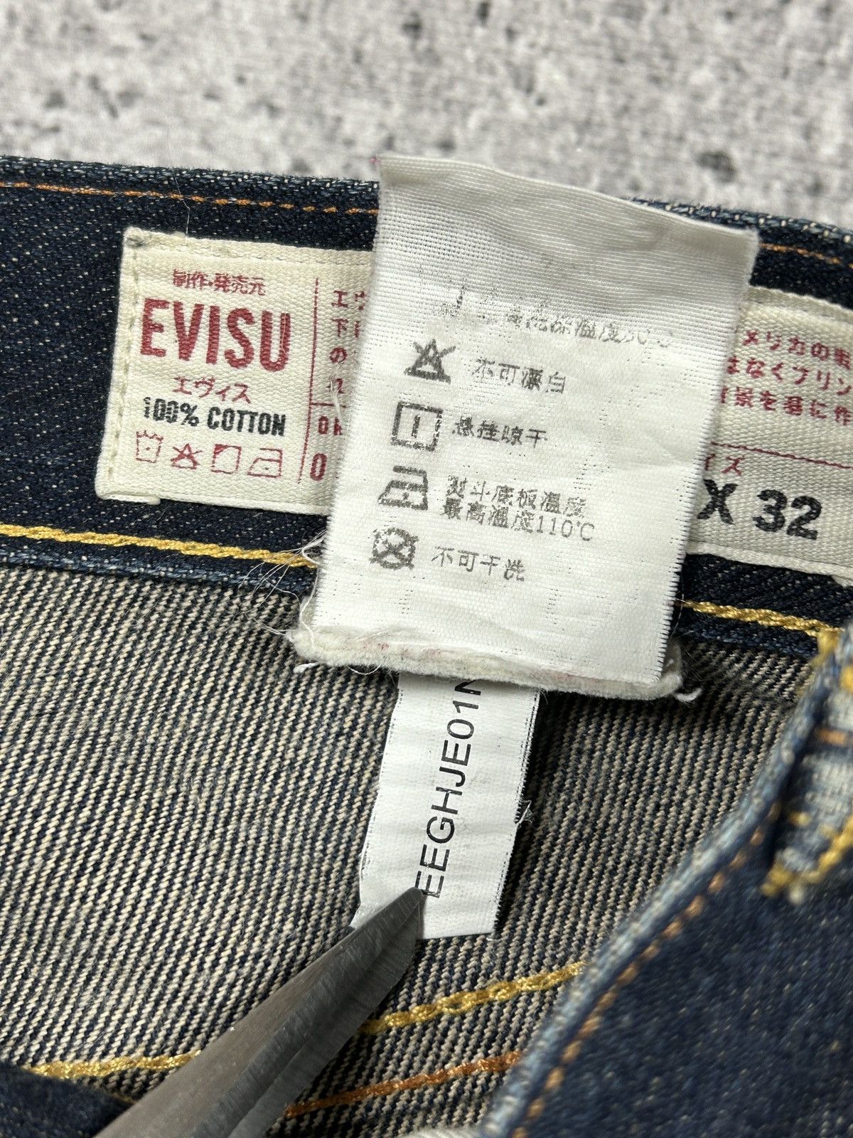 Evisu Evisu big print japanese selvedge denim Size US 30 / EU 46 - 8 Thumbnail