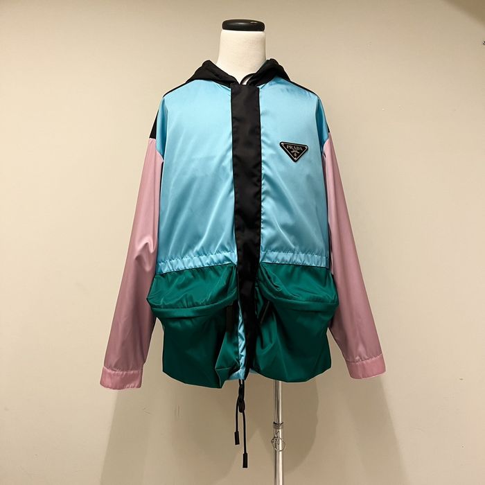 Prada Prada 20SS Colorblock Cargo Pocket Nylon Jacket | Grailed