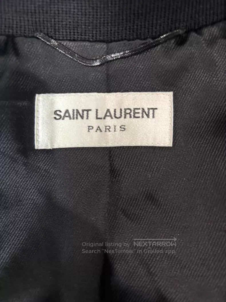 Saint Laurent Paris Saint Laurent Paris Shark Jacket Size XXS / US 00 / IT 34 - 4 Thumbnail