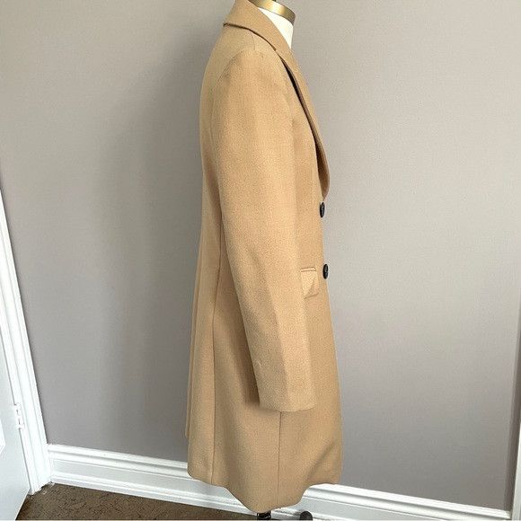 By Malene Birger Malene Birger Camel Wool Mid-Length Coat - 36 / 6-8 Size S / US 4 / IT 40 - 4 Thumbnail
