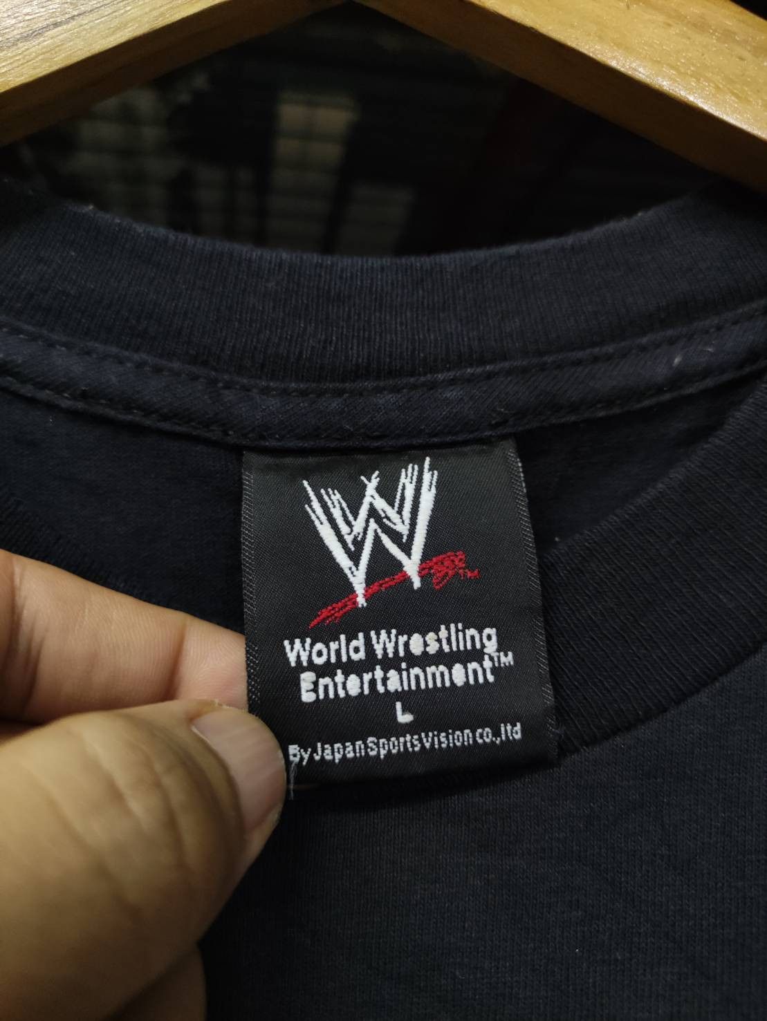 WWE Vtg 00's Undertaker " Big Evil Pain " World Tour USA T-Shirt Size US L / EU 52-54 / 3 - 6 Thumbnail