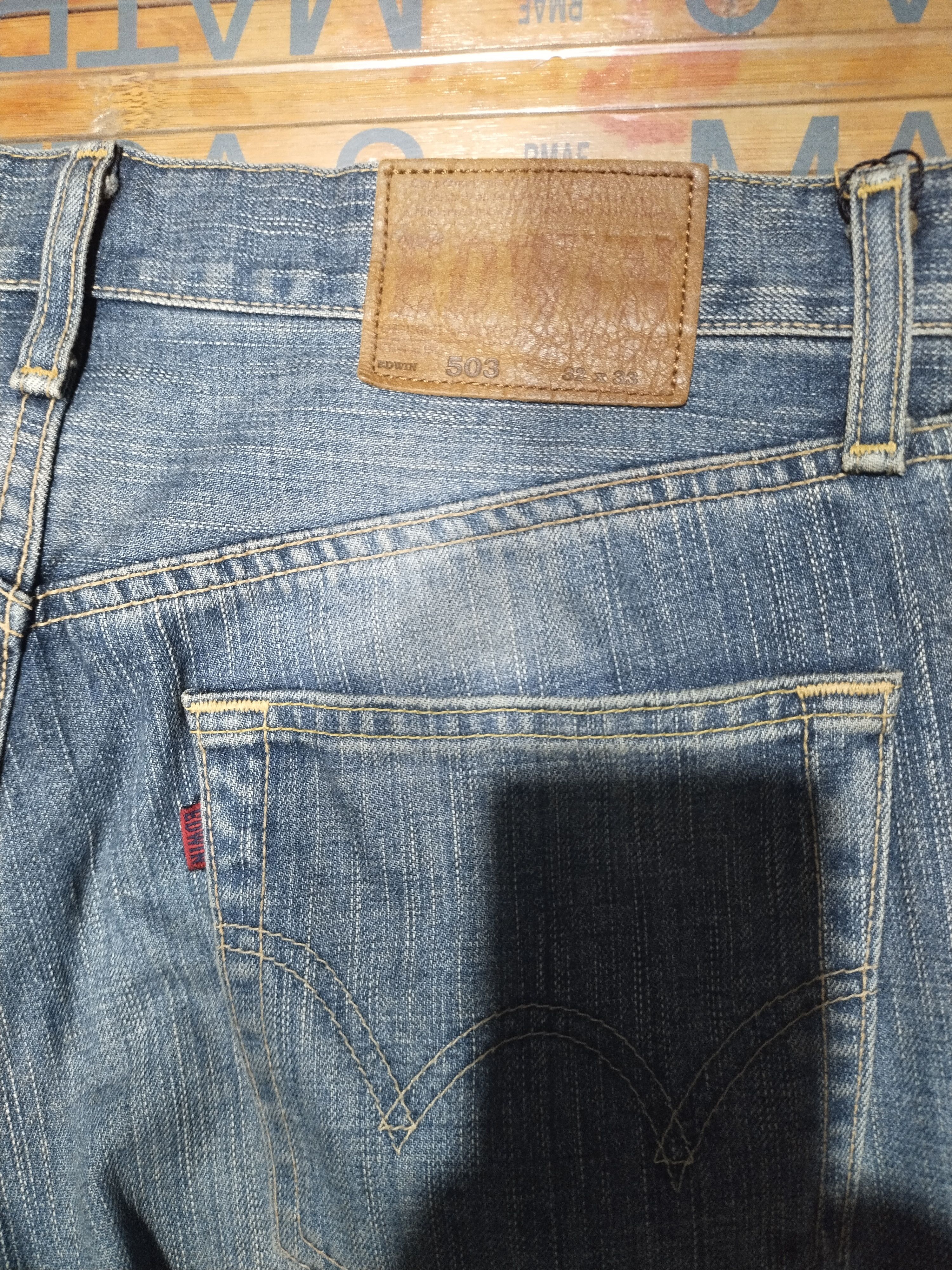 Japanese Brand × Vintage Jeans Edwin 503 Size US 32 / EU 48 - 6 Thumbnail