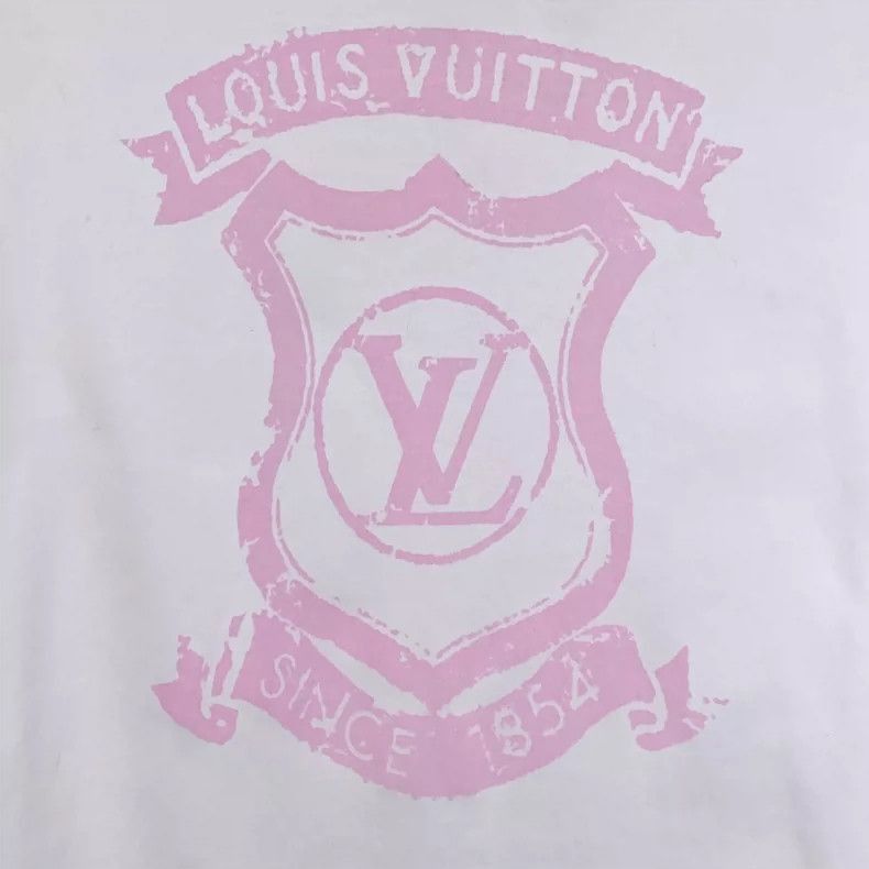 Louis Vuitton Louis Vuitton White Logo Cotton T -2505 Size S / US 4 / IT 40 - 4 Thumbnail