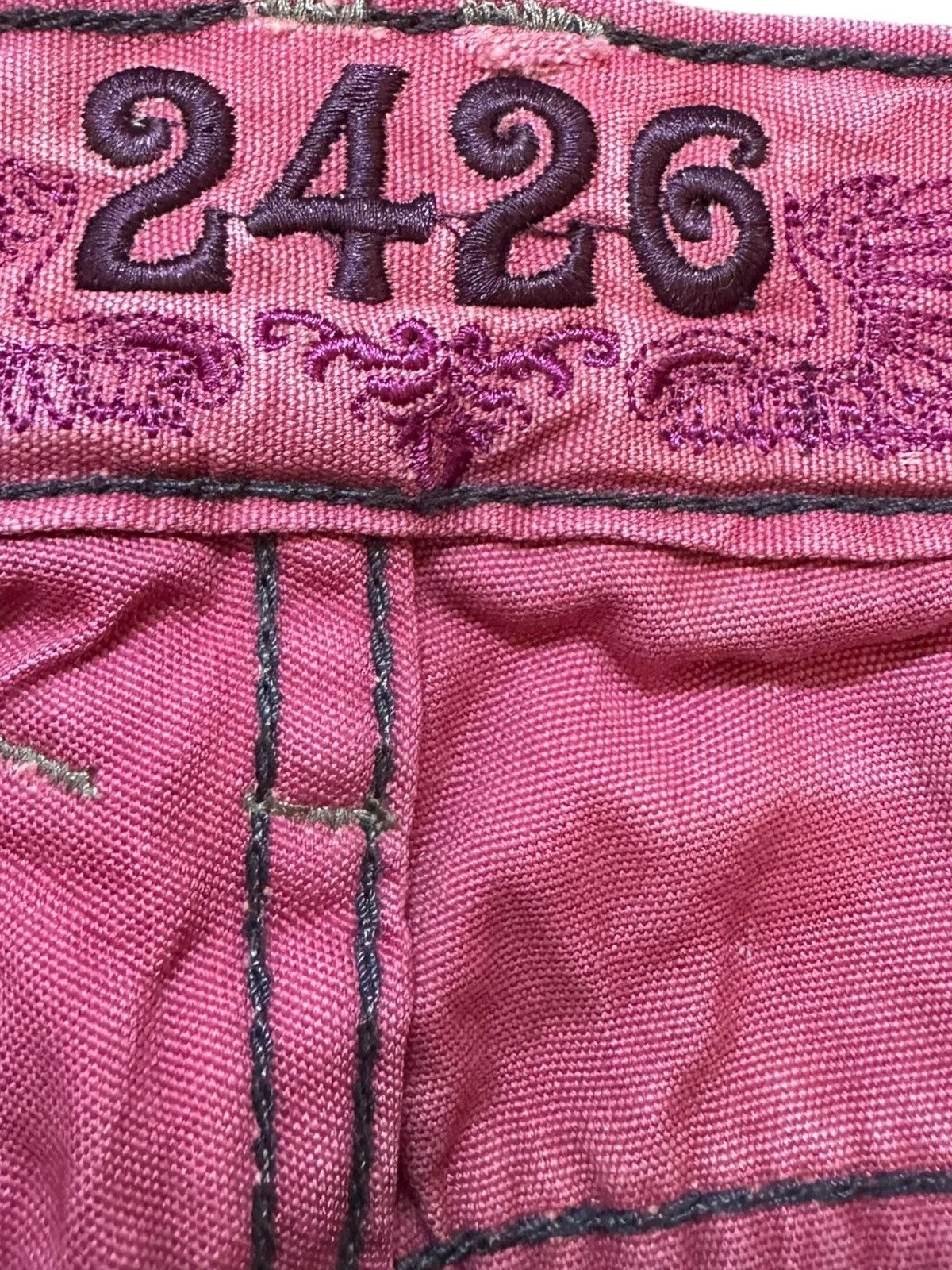 20471120 Vintage 2426 Selvedge Whiskers Distressed Denim Size US 31 - 9 Thumbnail
