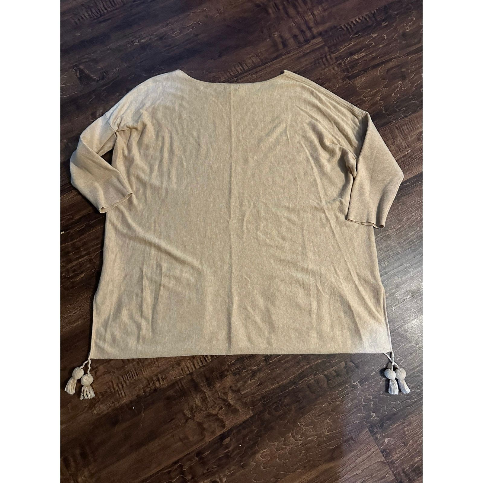 Lilly Pulitzer Lilly Pulitzer Elba Coolmax Sweater women's medium tan Size M / US 6-8 / IT 42-44 - 2 Thumbnail