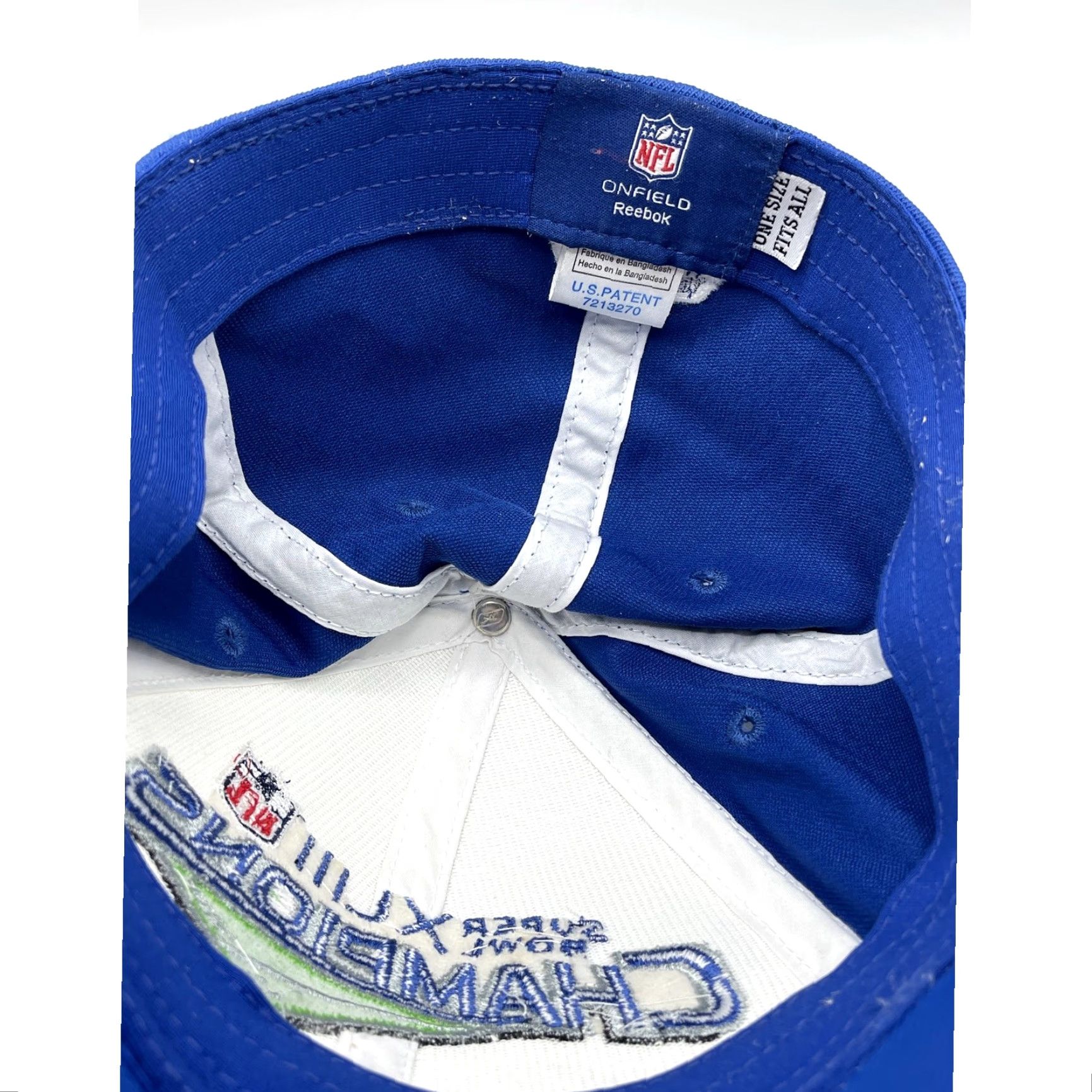 Reebok VINTAGE Pittsburgh Steelers Hat Autographed NFL Football Size ONE SIZE - 6 Thumbnail