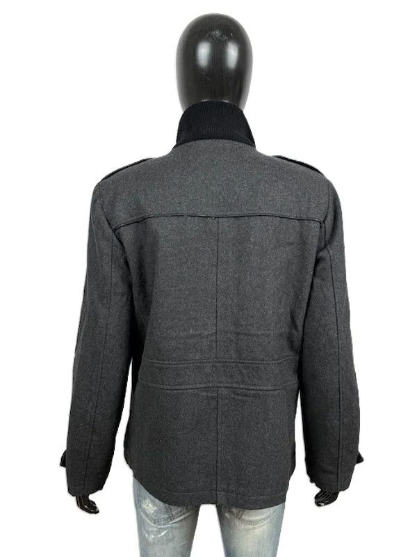 Guess Guess Cappotto Doppiopetto Lana Grigio Uomo L Size US L / EU 52-54 / 3 - 3 Thumbnail
