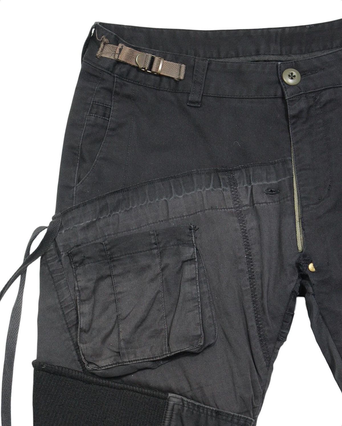 If Six Was Nine 2000S RECONSTRUCTED CARGO PANTS Size US 30 / EU 46 - 4 Thumbnail