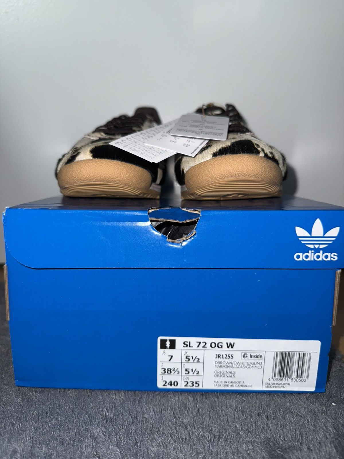 Adidas Adidas SL72 OG Cow print Size US 7 / IT 37 - 4 Thumbnail