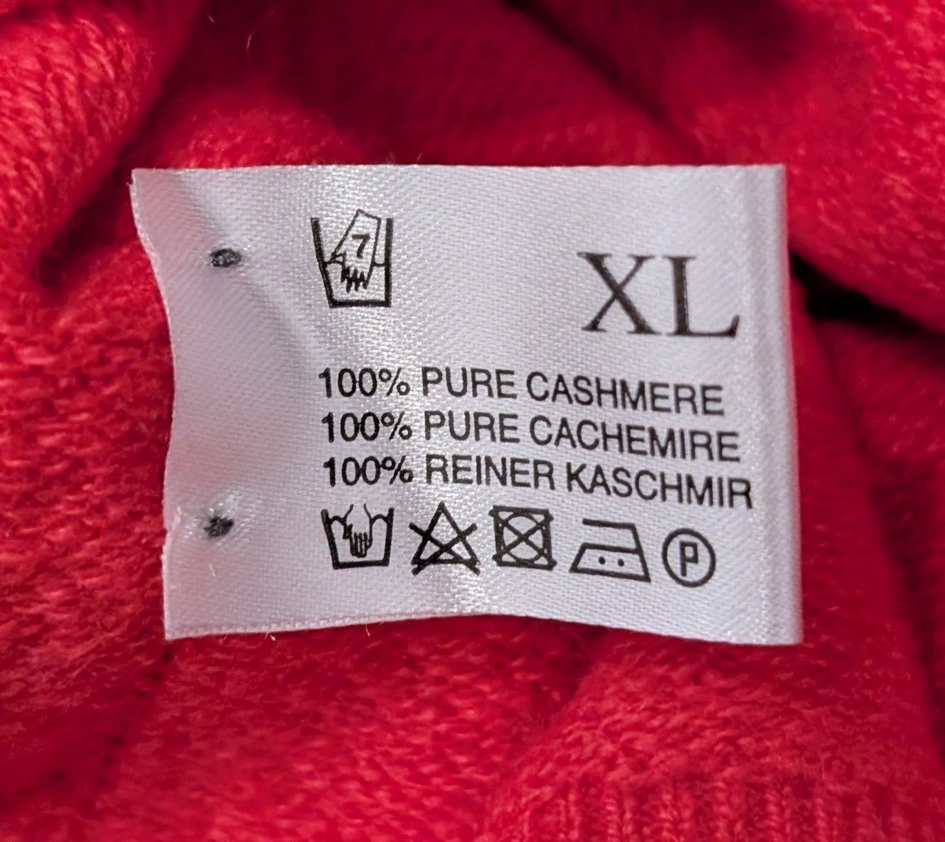 Other Hawico 100% Pure Cashmere Full Zip Sweater Made in Scotland Size XL / US 12-14 / IT 48-50 - 4 Thumbnail