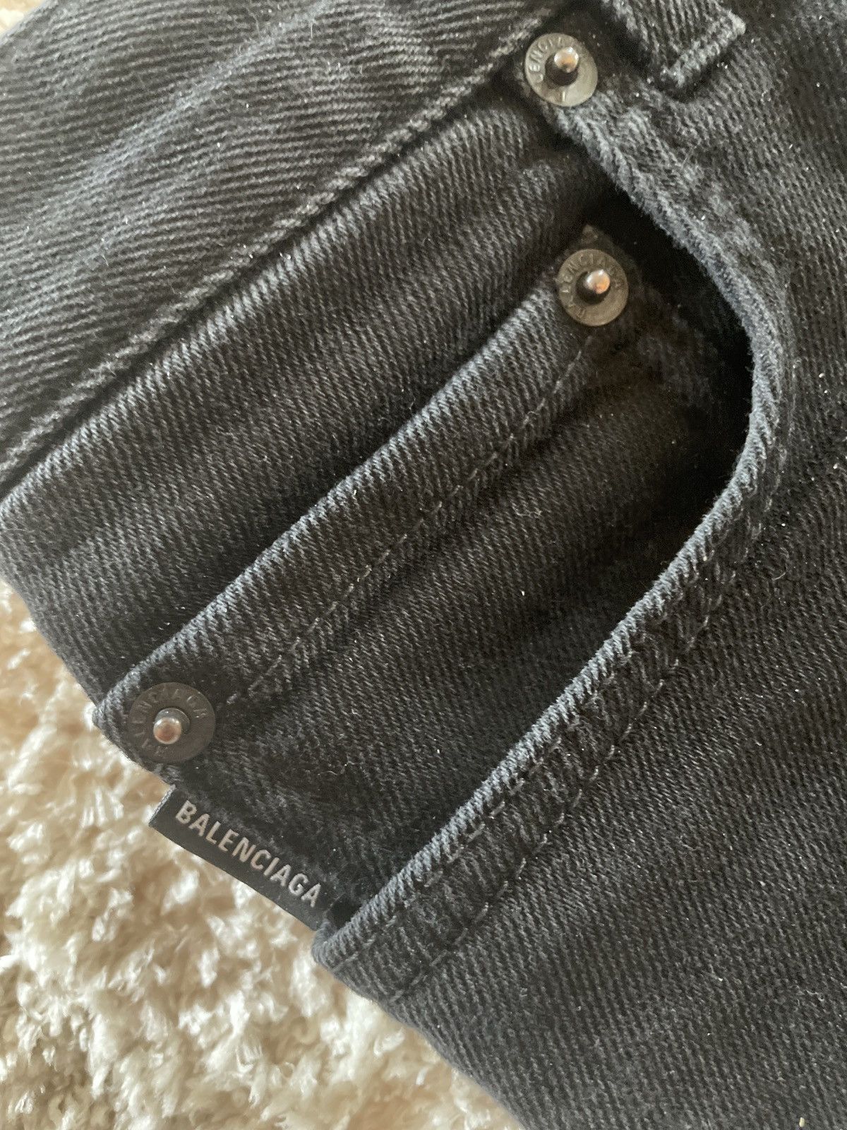 Balenciaga Balenciaga black denim Size US 30 / EU 46 - 5 Thumbnail