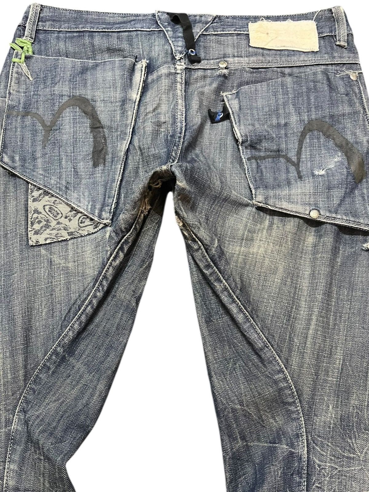 POST ARCHIVE FACTION (PAF) Vintage Japanese Brand Curvy Leg Flip-Flap Pocket Avantgarde Size US 35 - 7 Thumbnail