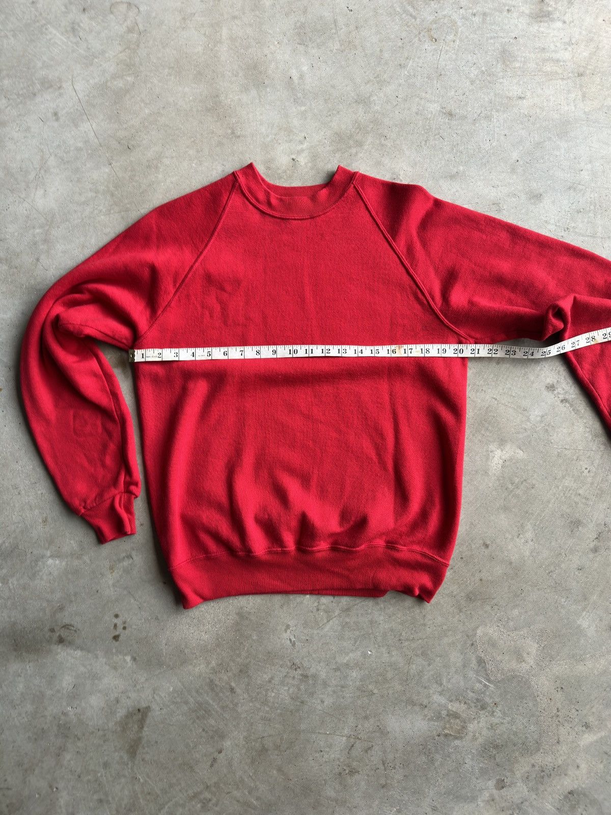 Jerzees Vintage 80s Blank Red Sweatshirt - L Size US L / EU 52-54 / 3 - 4 Thumbnail