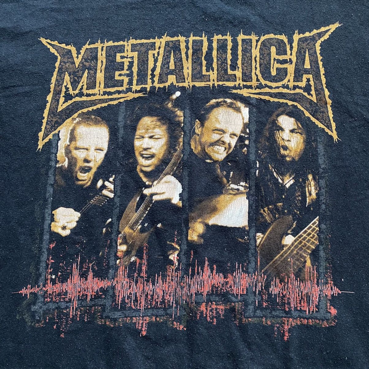 VINTAGE METALLICA FACES PRINT FADED T SHIRT