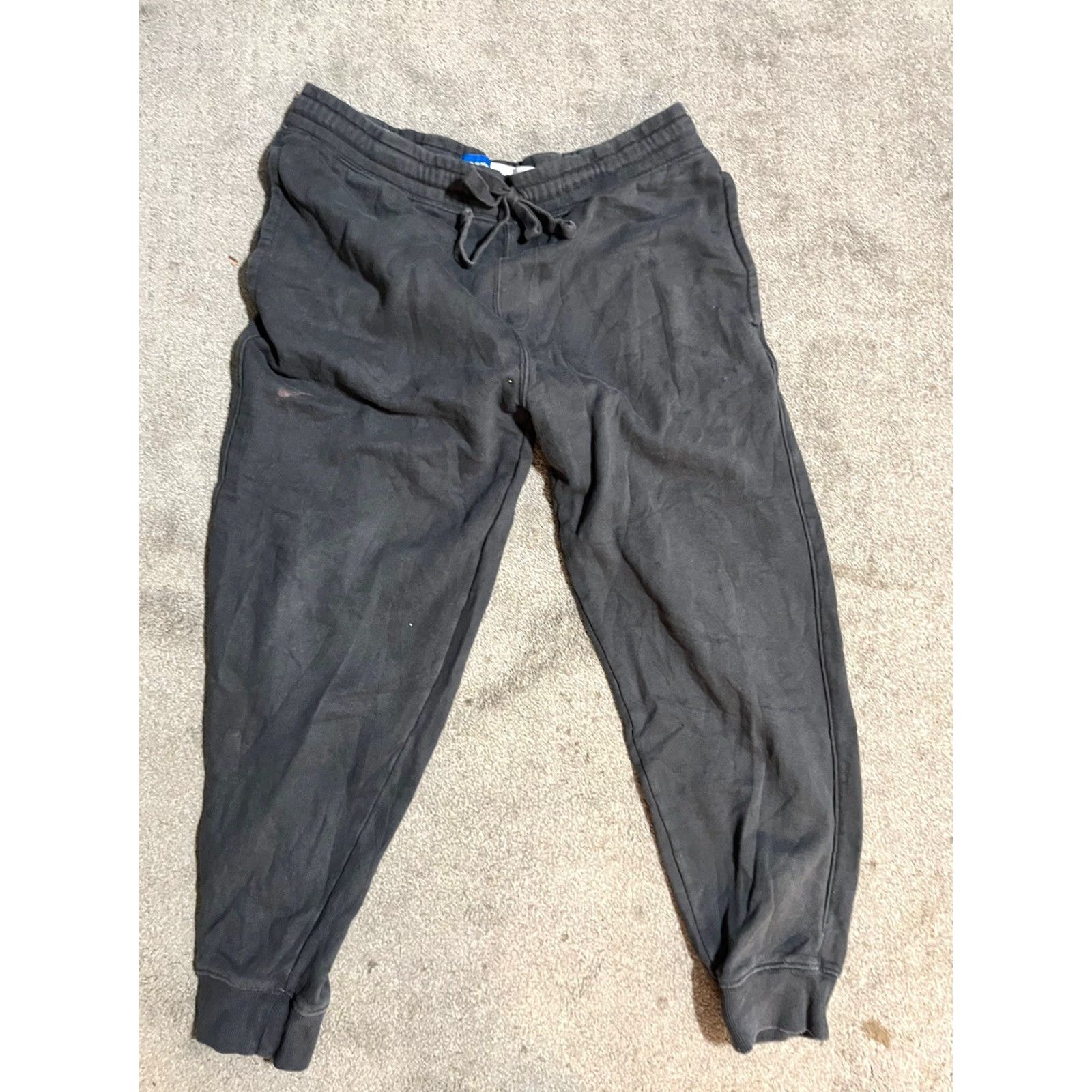 Old Navy Old Navy Mens Joggers Size L Gray Drawstring Sweatpants Casual Flaw Size US 33 - 2 Thumbnail