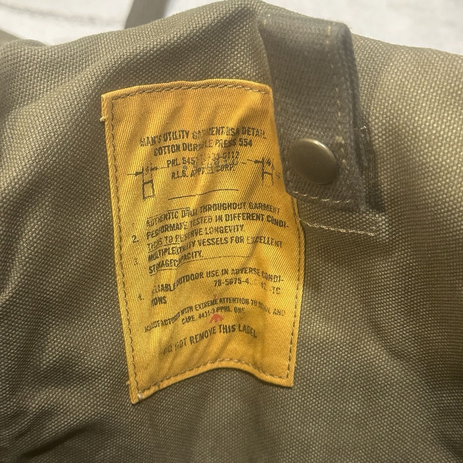 Ralph Lauren NWT Ralph Lauren Distressed Military Canvas Messenger Bag Size ONE SIZE - 14 Thumbnail