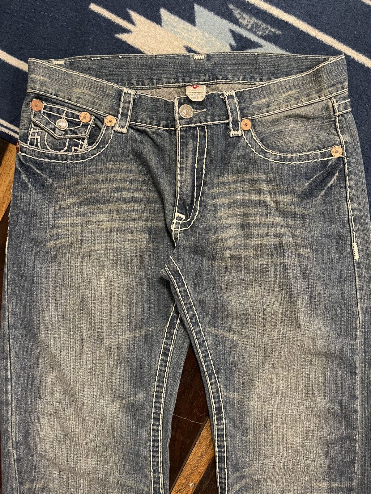 True Religion TRUE RELIGION VINTAGE JEANS Size US 34 / EU 50 - 4 Thumbnail
