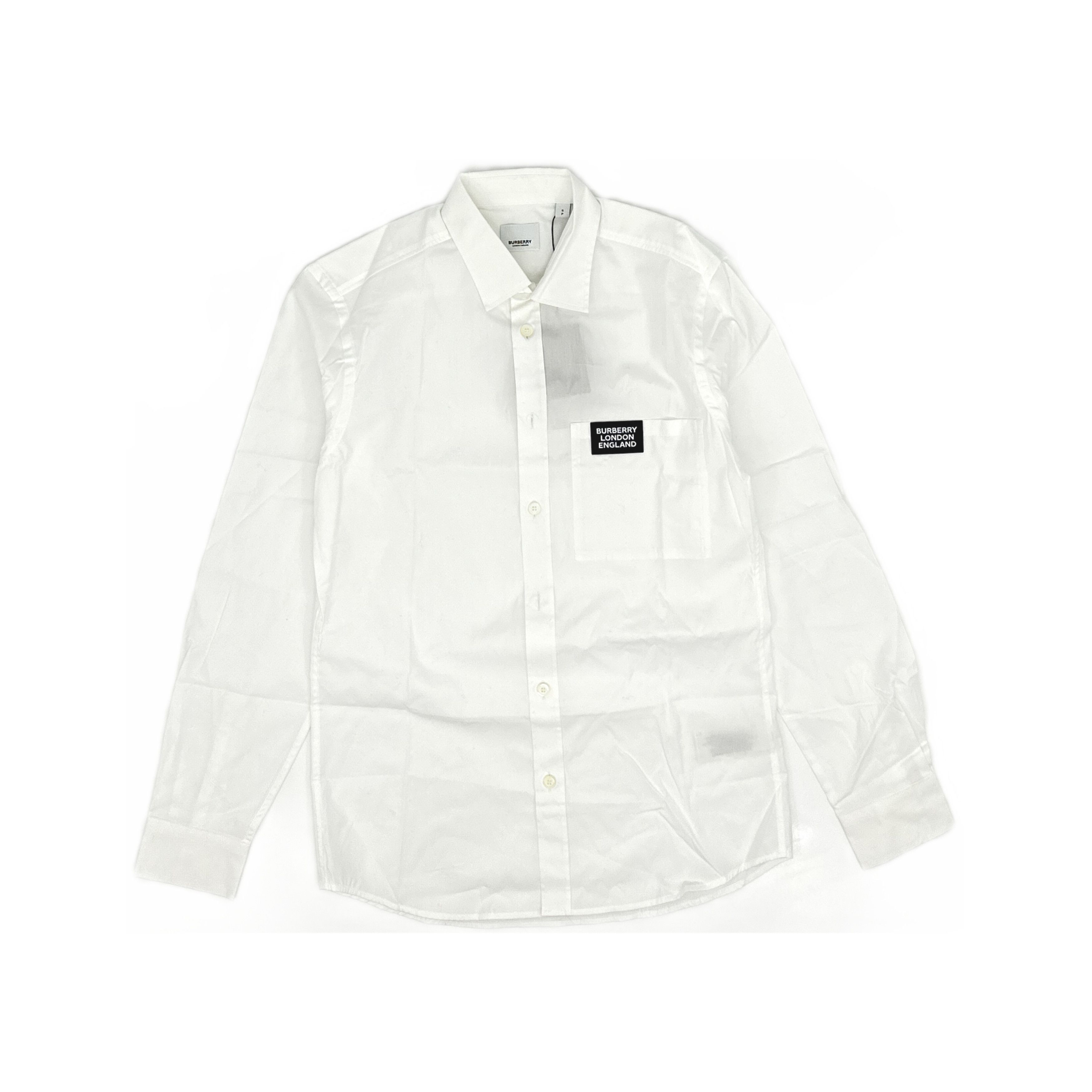 Burberry Burberry Logo Patch Poplin Shirt Size S Size US S / EU 44-46 / 1 - 1 Thumbnail